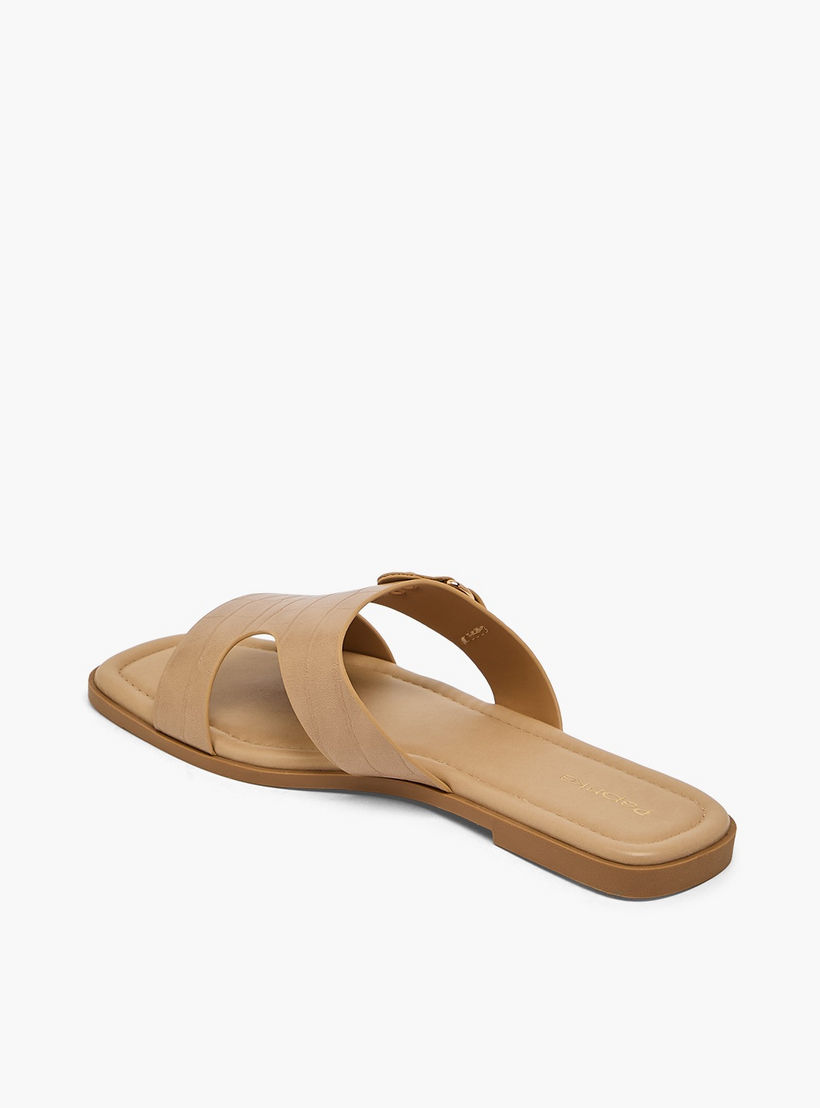 Paprika Women Buckle Accent Flat Sandals-women-shoes-sandals-flats-image-5