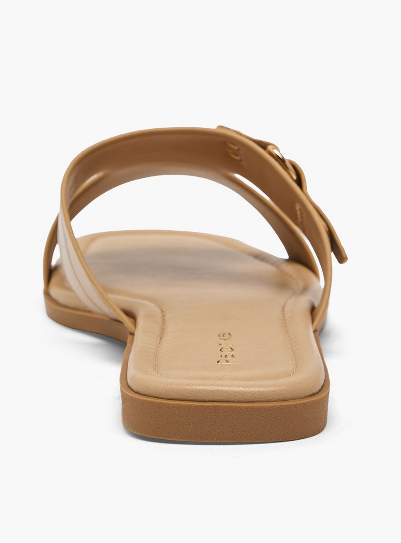 Paprika Women Buckle Accent Flat Sandals-women-shoes-sandals-flats-image-8
