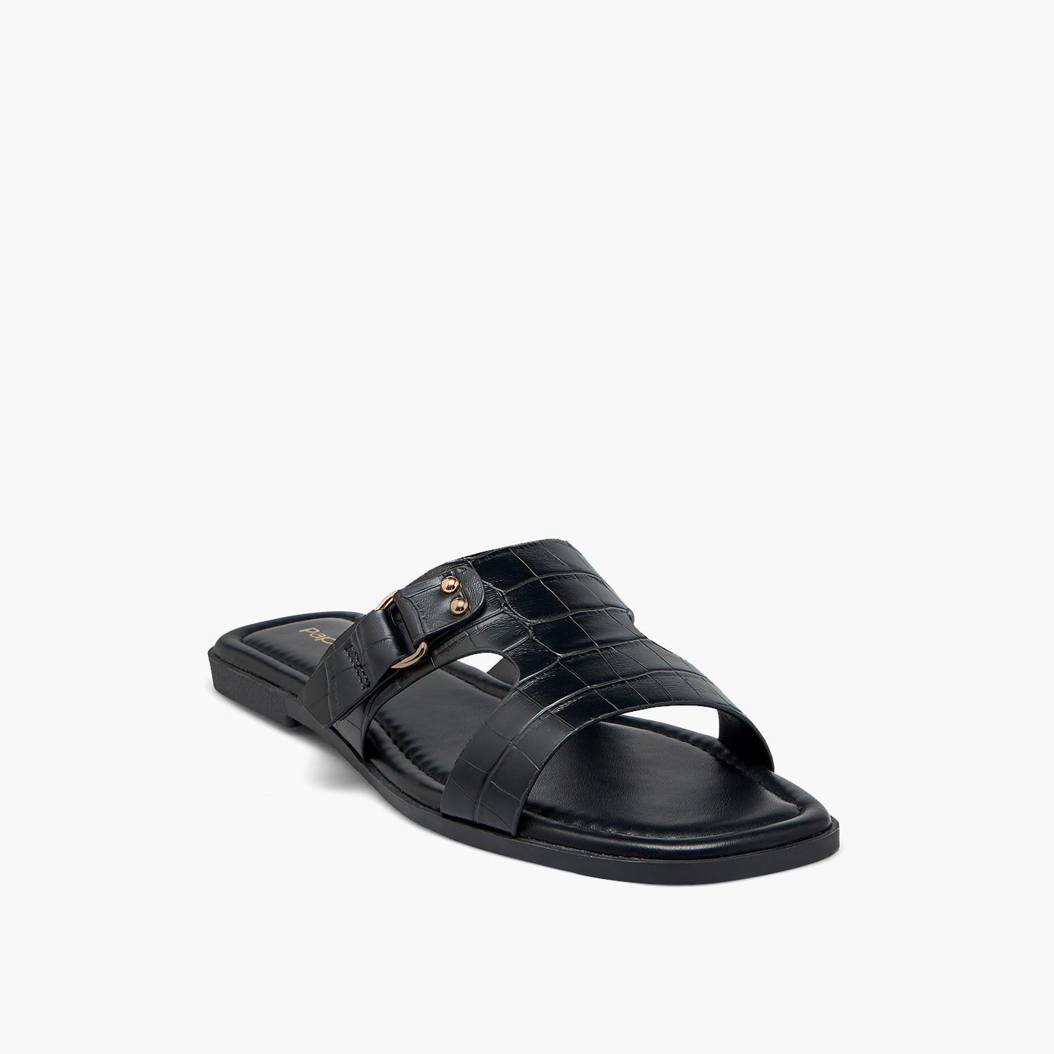 صندل مسطّح بإبزيم للنساء من بابريكا-women-shoes-sandals-flats-image-2