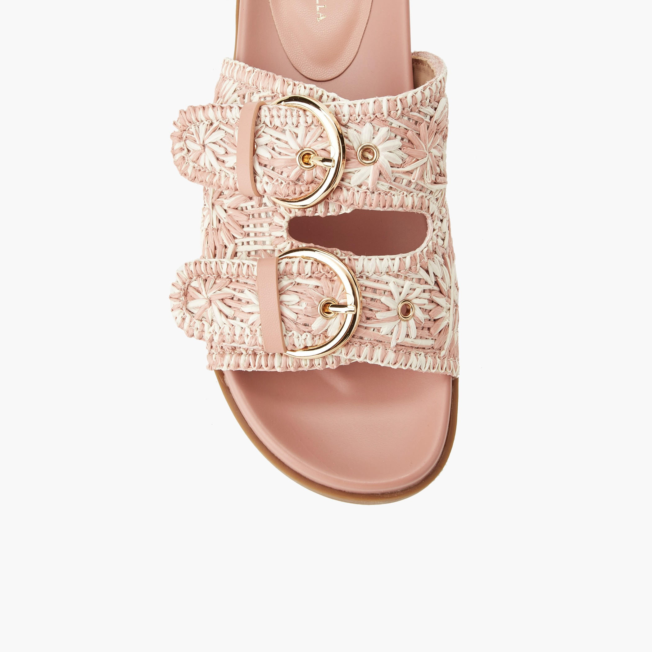 صندل سهل الارتداء بارز الملمس للنساء من فلورا بيلا-women-shoes-flats-sandals-image-4