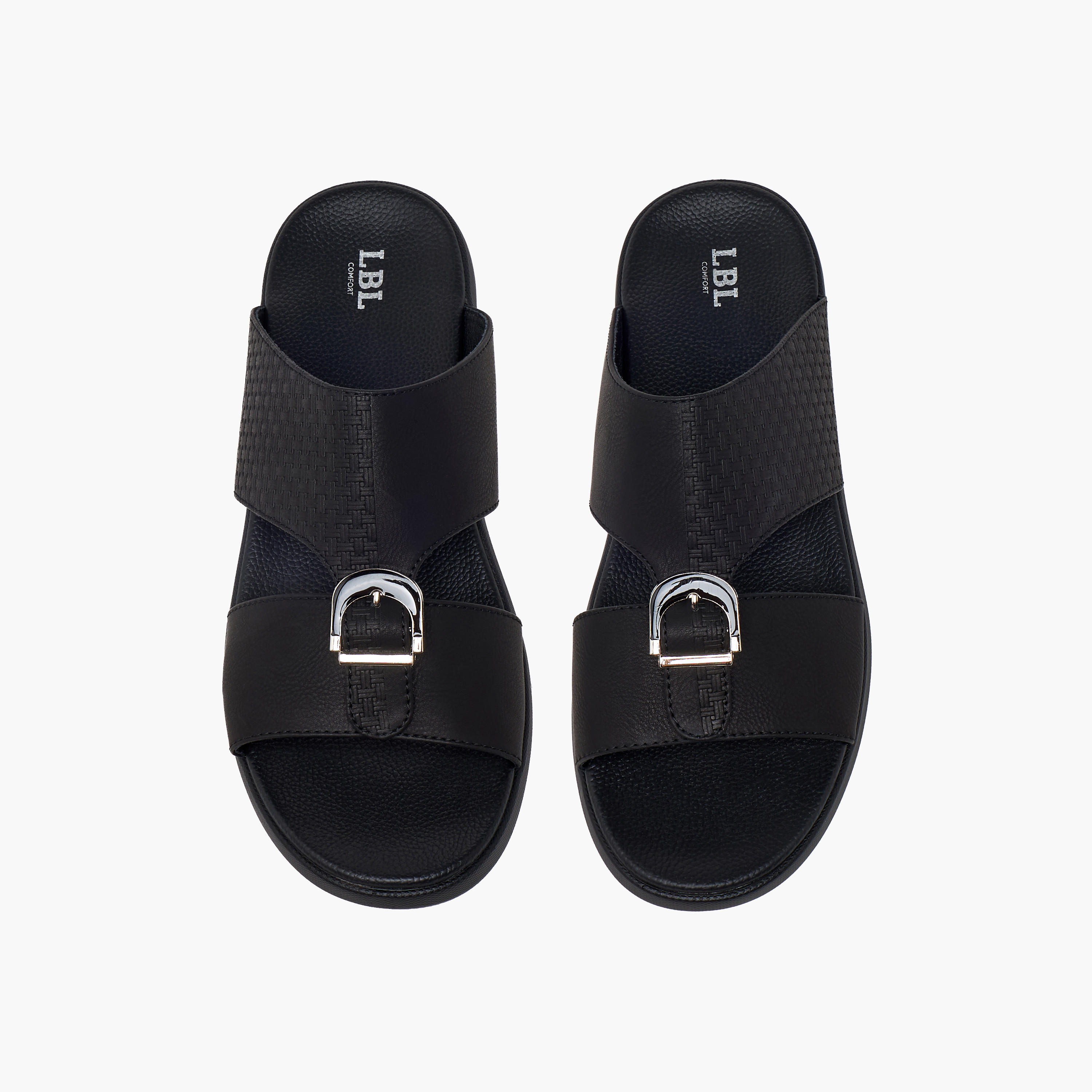 صندل عربي بزينة إبزيم للرجال من إل بي إل من شو إكسبرس-men-shoes-sandals-image-1