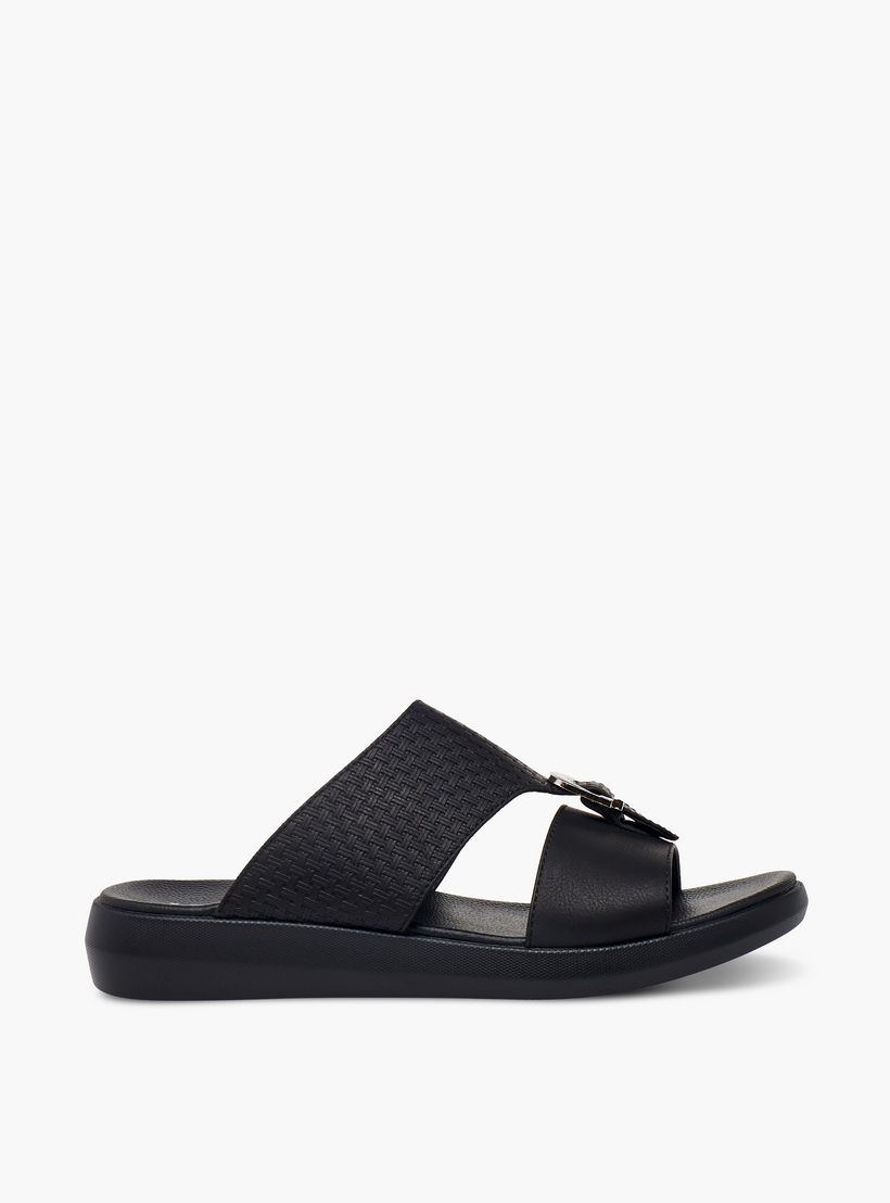 صندل عربي بزينة إبزيم للرجال من إل بي إل من شو إكسبرس-men-shoes-sandals-image-3