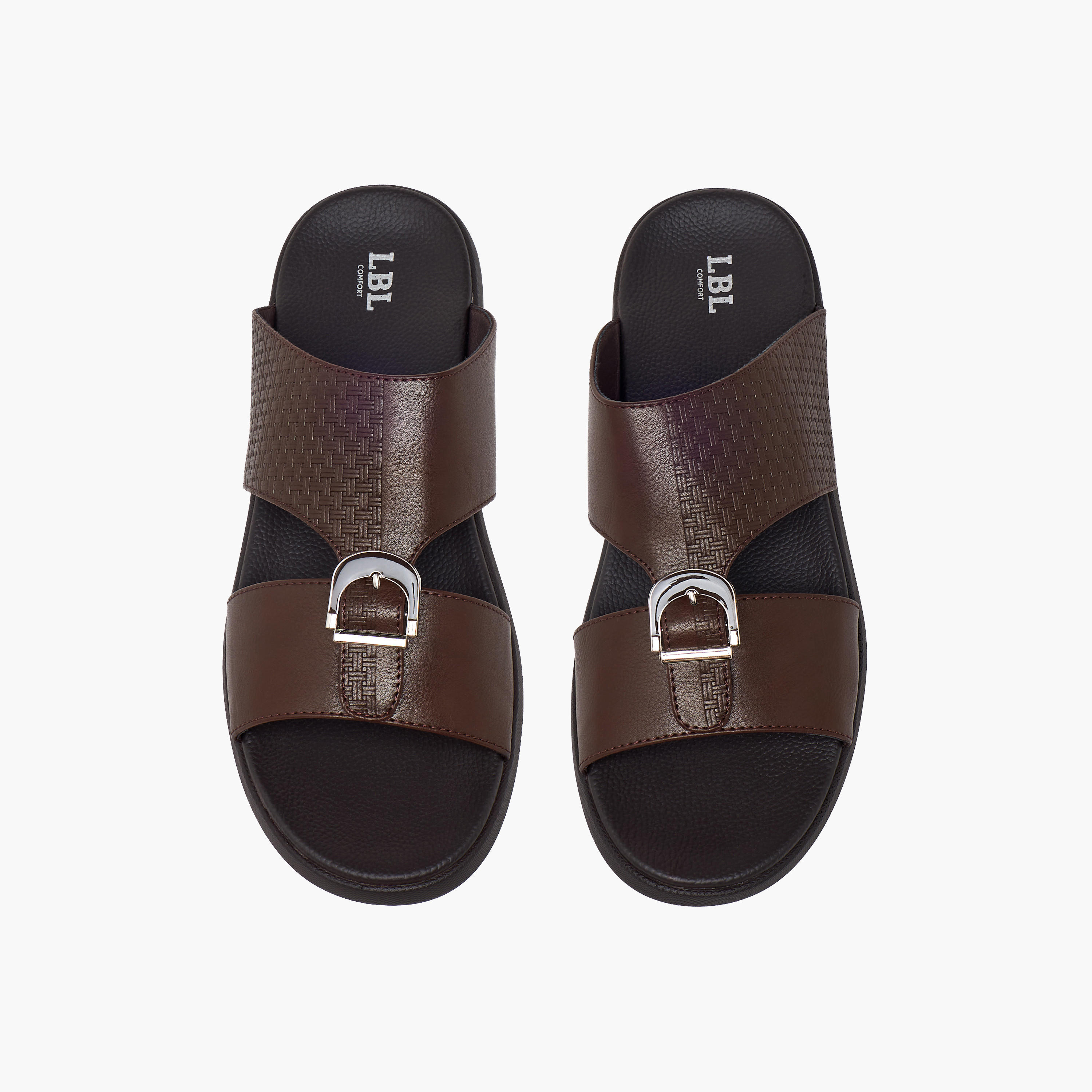 صندل عربي بزينة إبزيم للرجال من إل بي إل من شو إكسبرس-men-shoes-sandals-image-1
