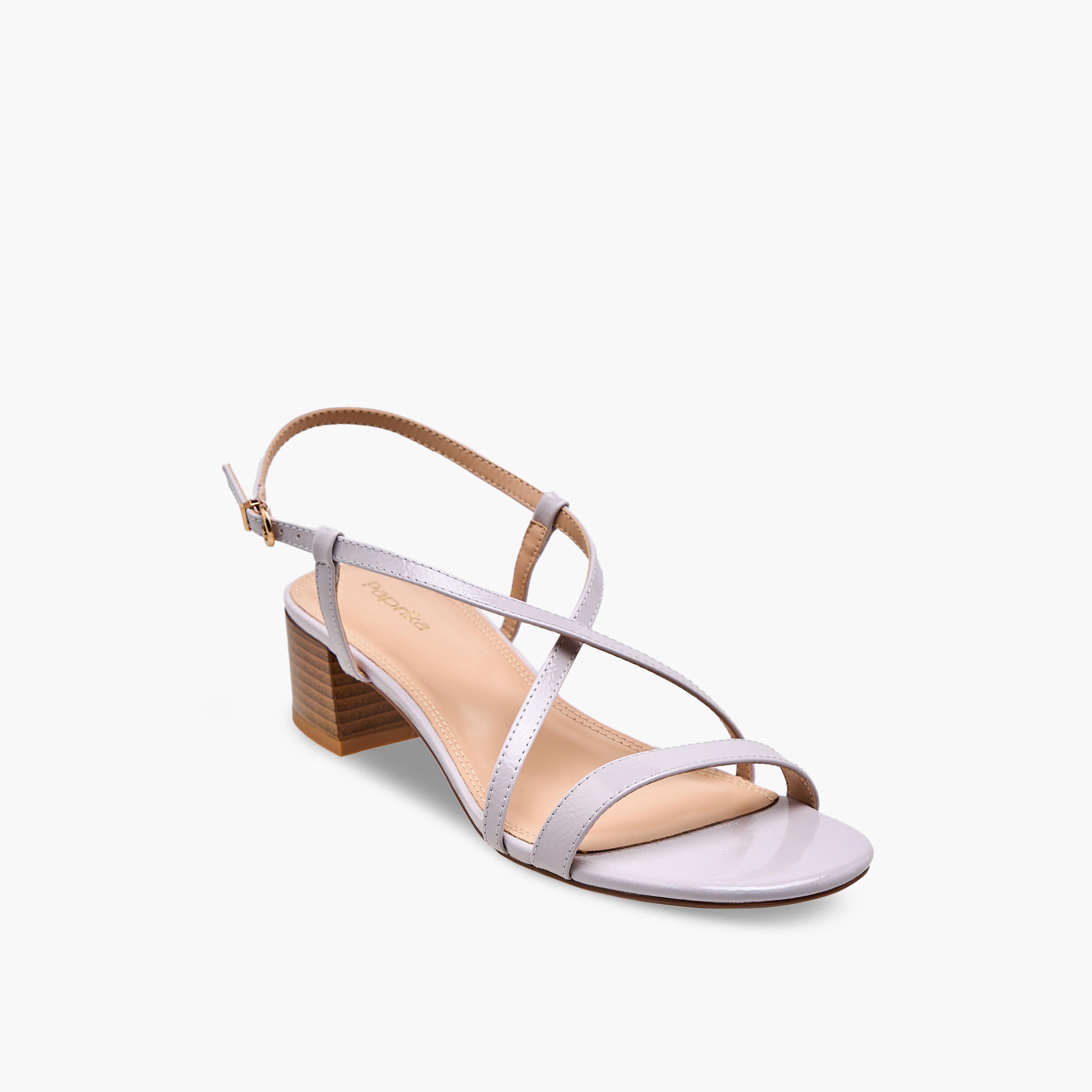 Paprika Women Block Heel Buckle Closure Sandals-women-shoes-sandals-heeled-image-2