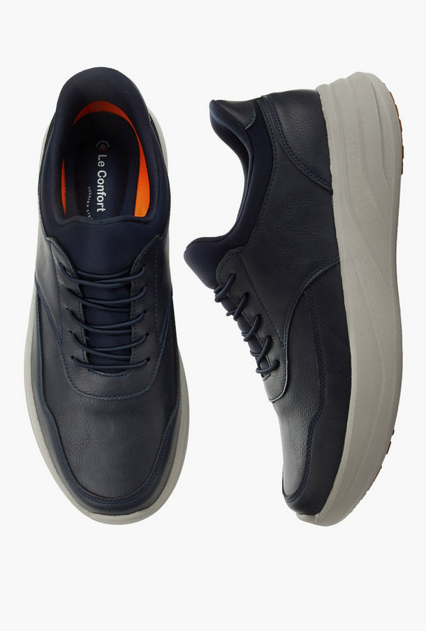 Le Confort Men Lace-Up Ankle Sneakers-men-shoes-image-1