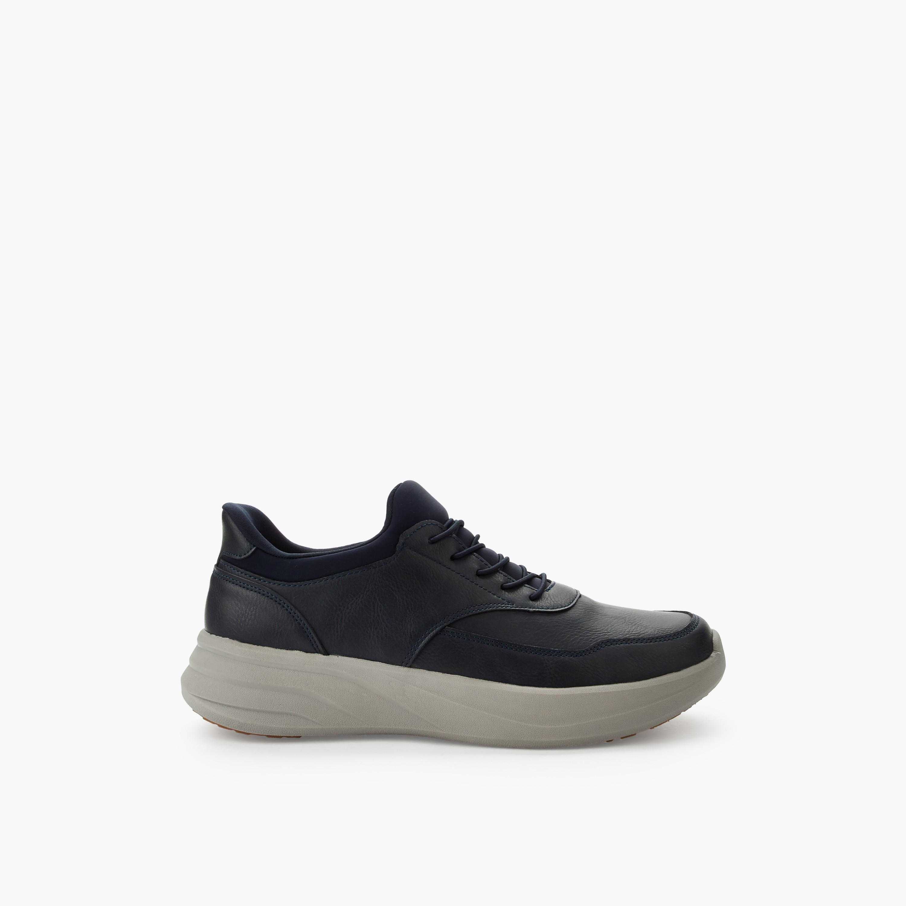Le Confort Men Lace-Up Ankle Sneakers-men-shoes-sneakers-image-3