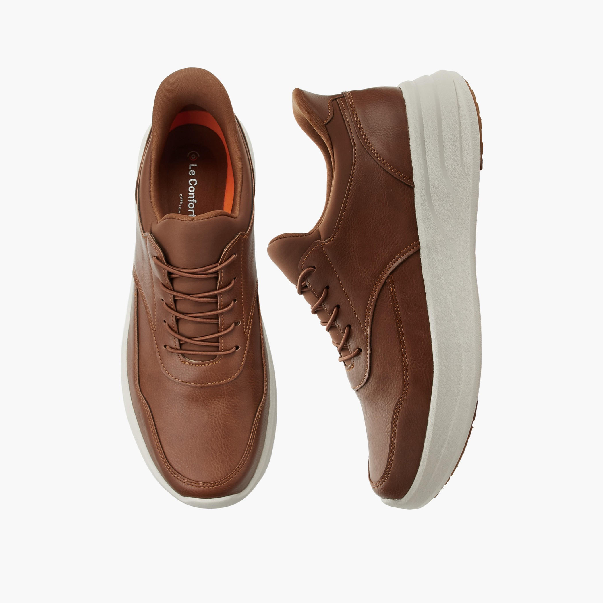 Le Confort Men Lace-Up Ankle Sneakers-men-shoes-sneakers-image-1