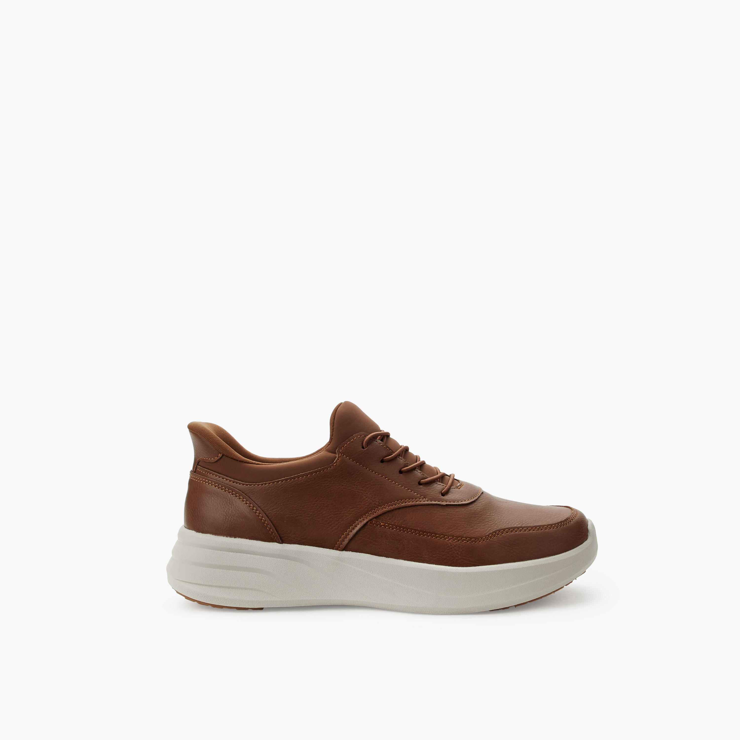Le Confort Men Lace-Up Ankle Sneakers-men-shoes-sneakers-image-3