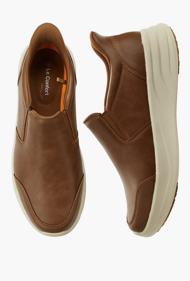 Le Confort Men Panelled Loafers-men-shoes-loafersandmoccasins-image-1
