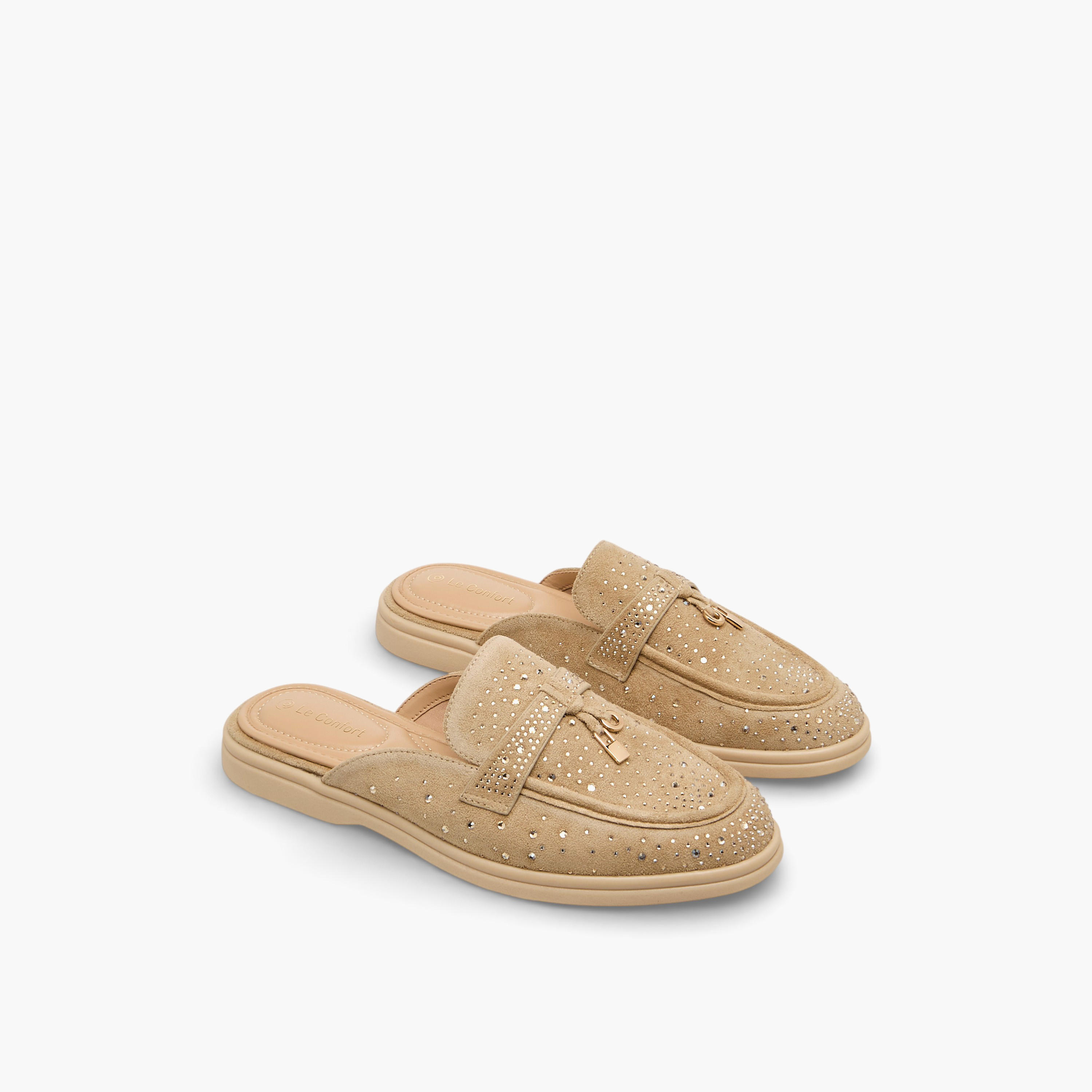 Le Confort Women Embellished Comfort Mules-women-shoes-flats-mules-image-1