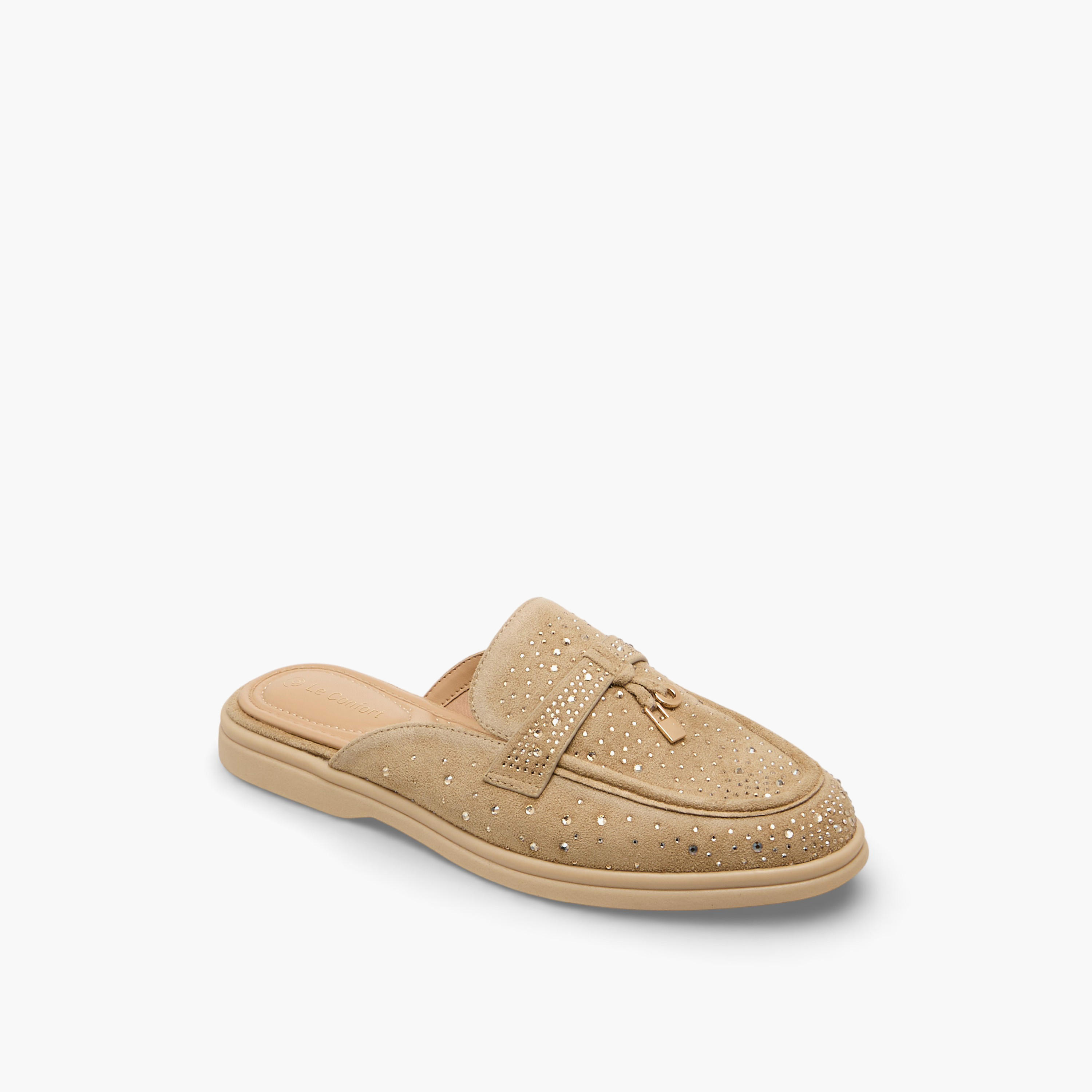 Le Confort Women Embellished Comfort Mules-women-shoes-flats-mules-image-2