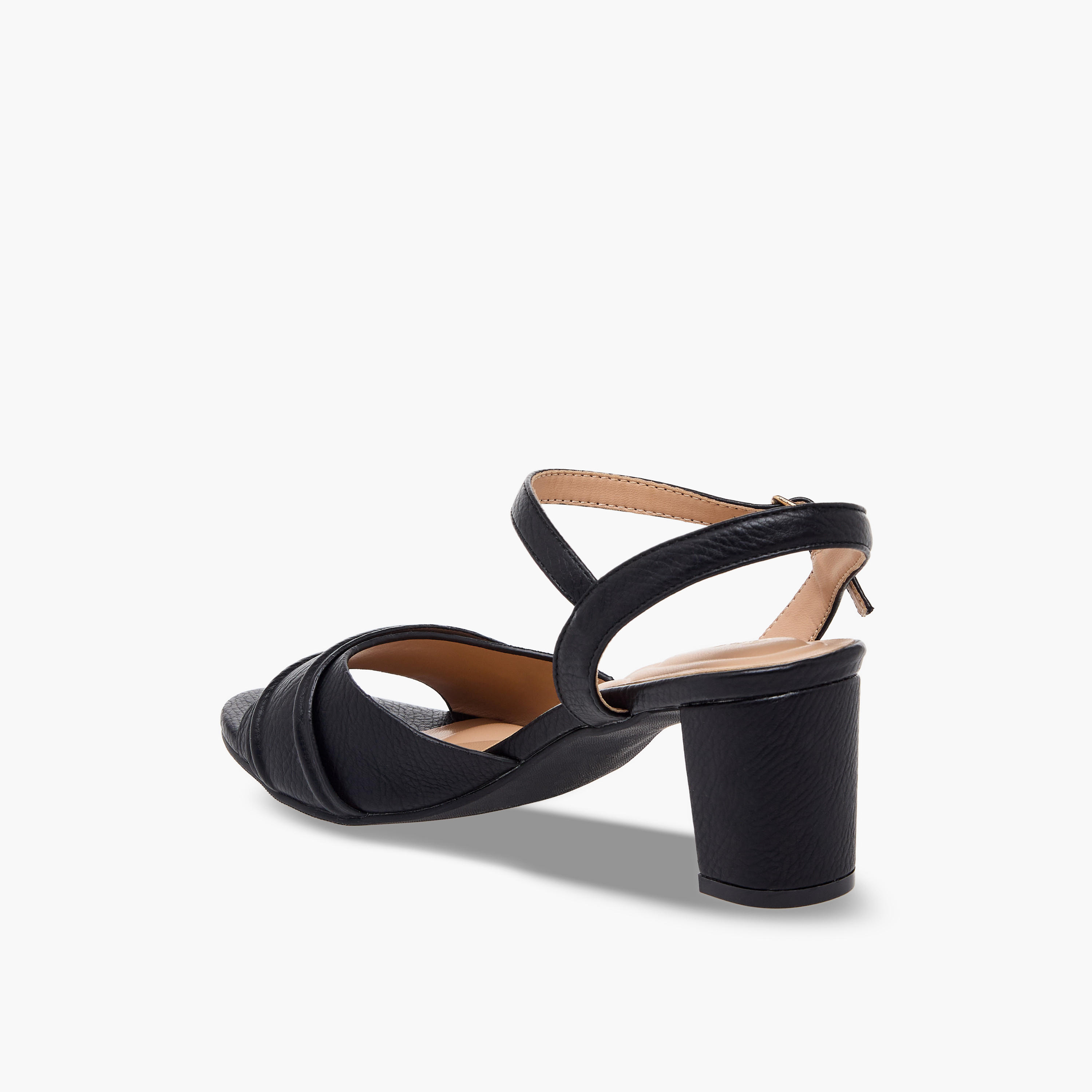 صندل بارز الملمس بكعب عريض من لو كونفورت-women-shoes-sandals-heeled-image-5