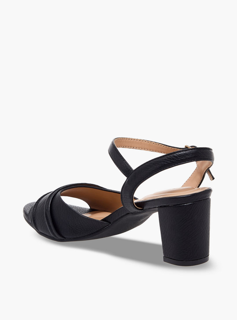 صندل بارز الملمس بكعب عريض من لو كونفورت-women-shoes-sandals-heeled-image-5