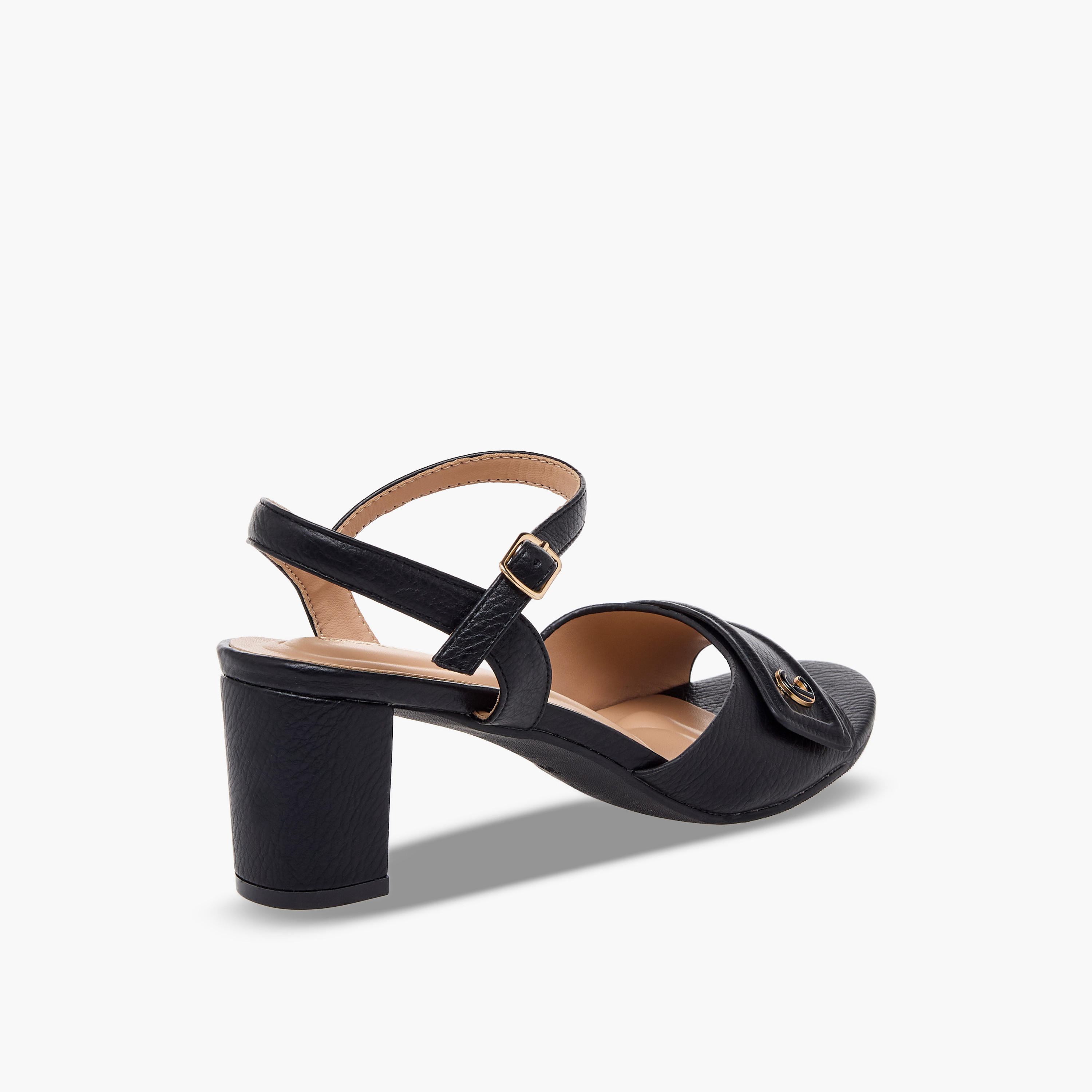 صندل بارز الملمس بكعب عريض من لو كونفورت-women-shoes-sandals-heeled-image-6