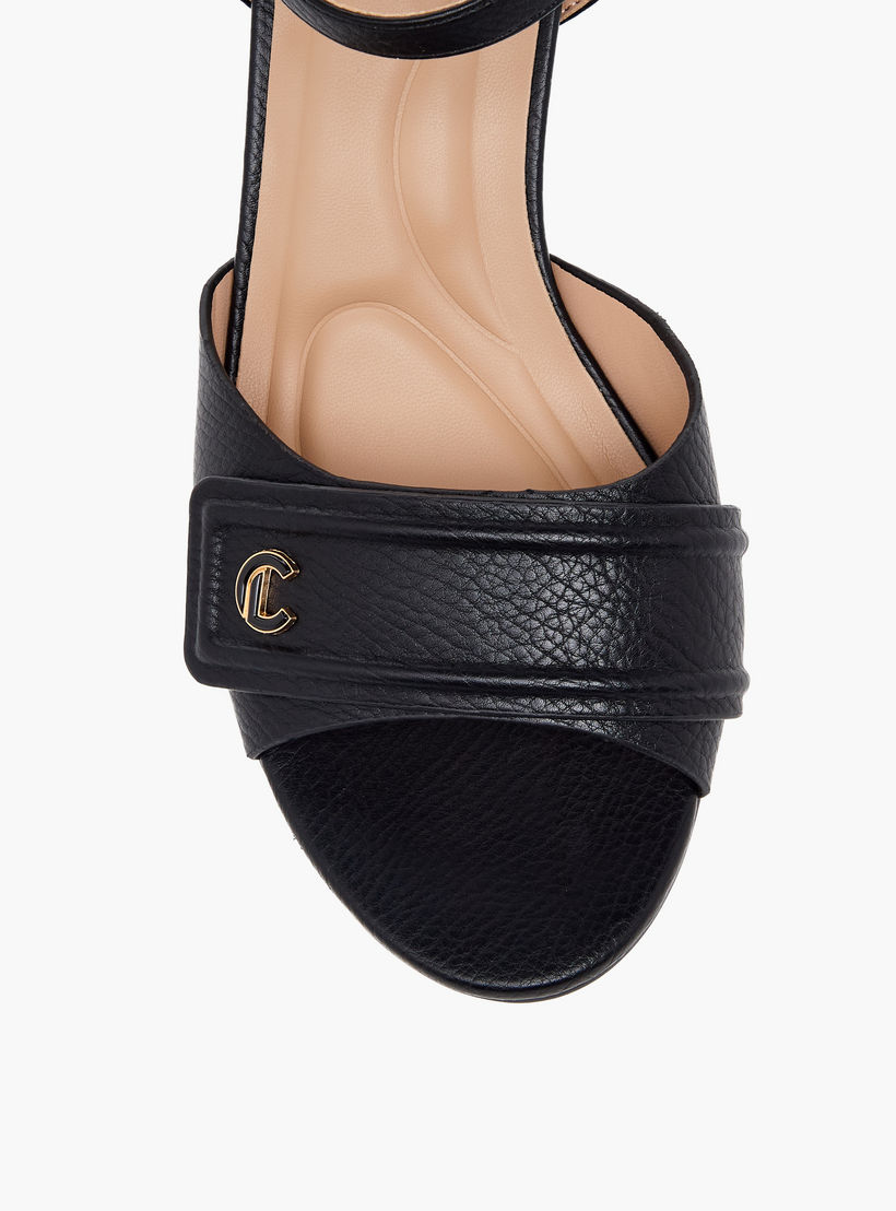 صندل بارز الملمس بكعب عريض من لو كونفورت-women-shoes-sandals-heeled-image-7