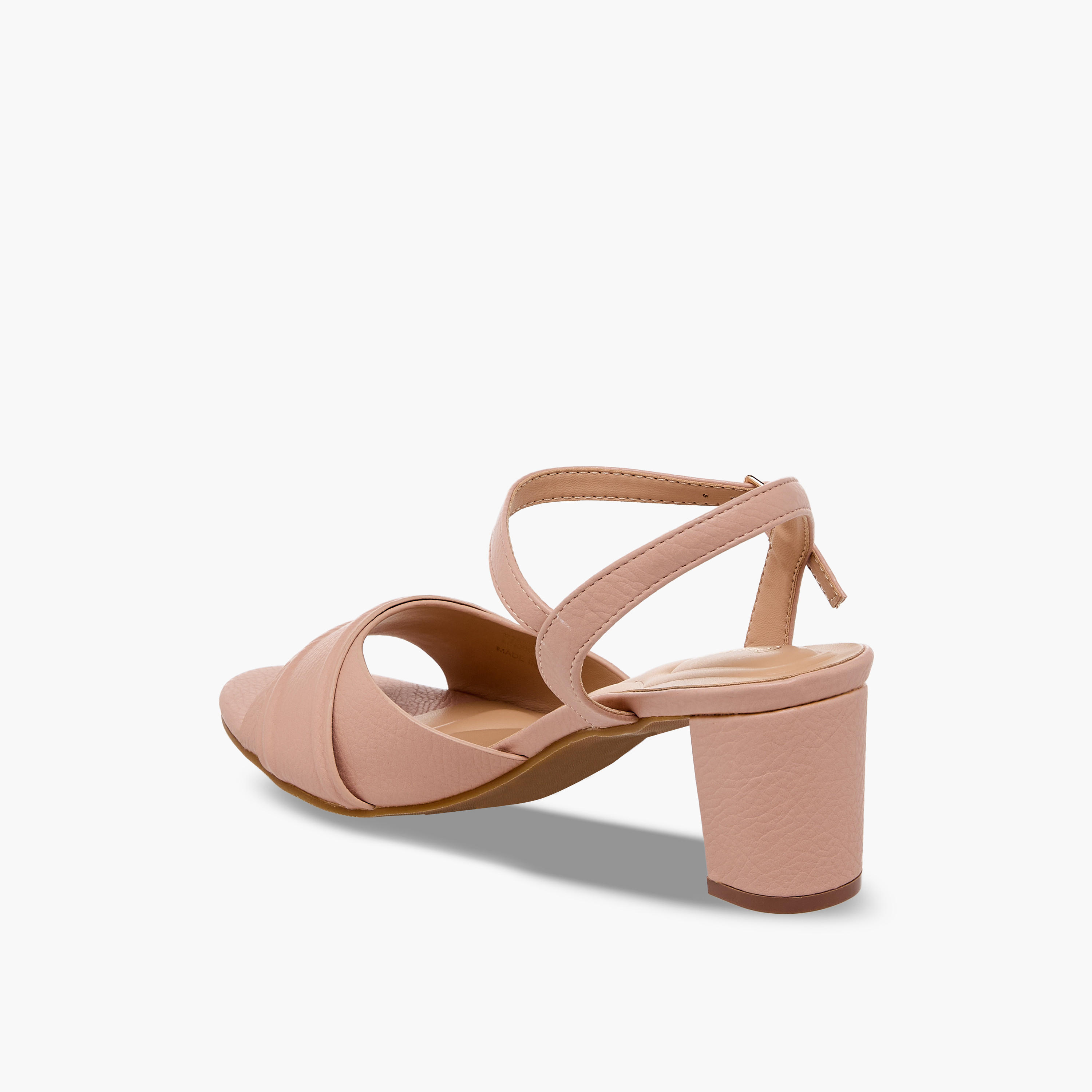 Le Confort Women Textured Block Heel Sandals-women-shoes-sandals-heeled-image-5