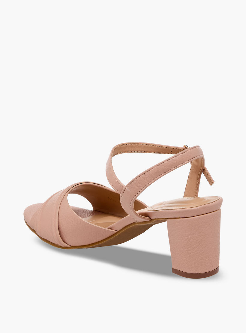 Le Confort Women Textured Block Heel Sandals-women-shoes-sandals-heeled-image-5