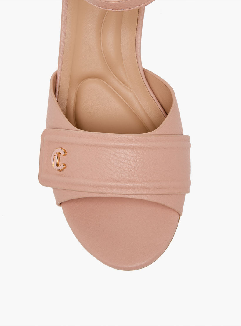 Le Confort Women Textured Block Heel Sandals-women-shoes-sandals-heeled-image-7