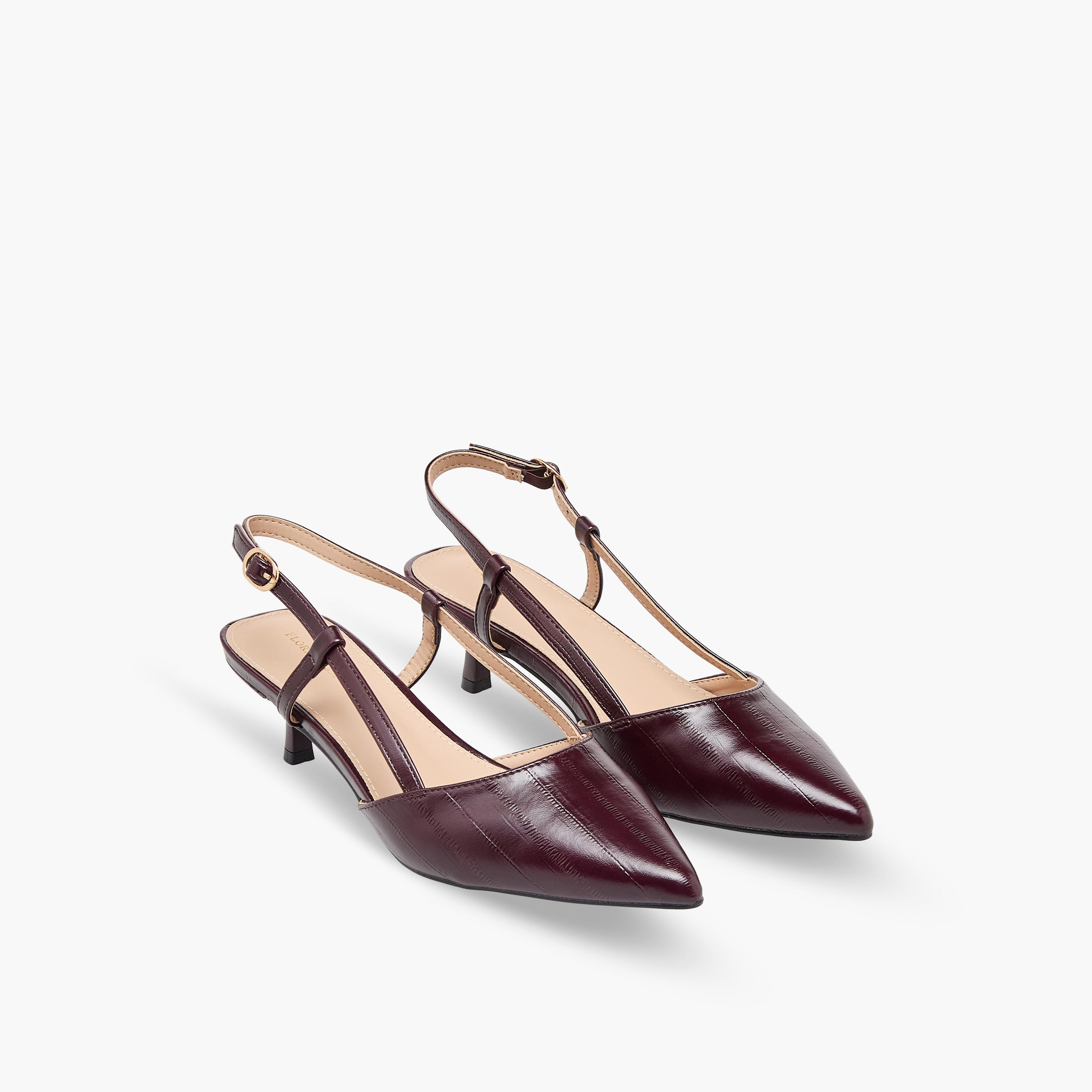 حذاء ميول بمقدمة مدببة للنساء من فلورا بيلا-women-shoes-heels-image-1
