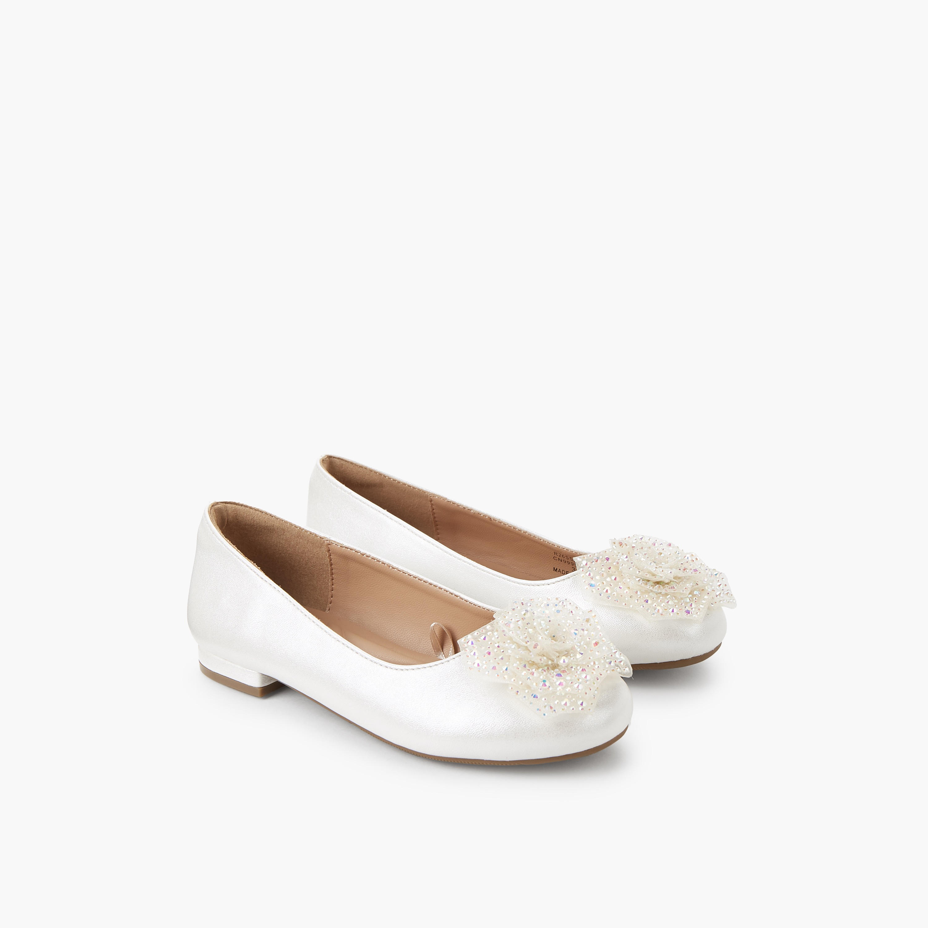Celeste Girls Slip-On Ballerina Shoes-girls-shoes-ballerinas-image-1