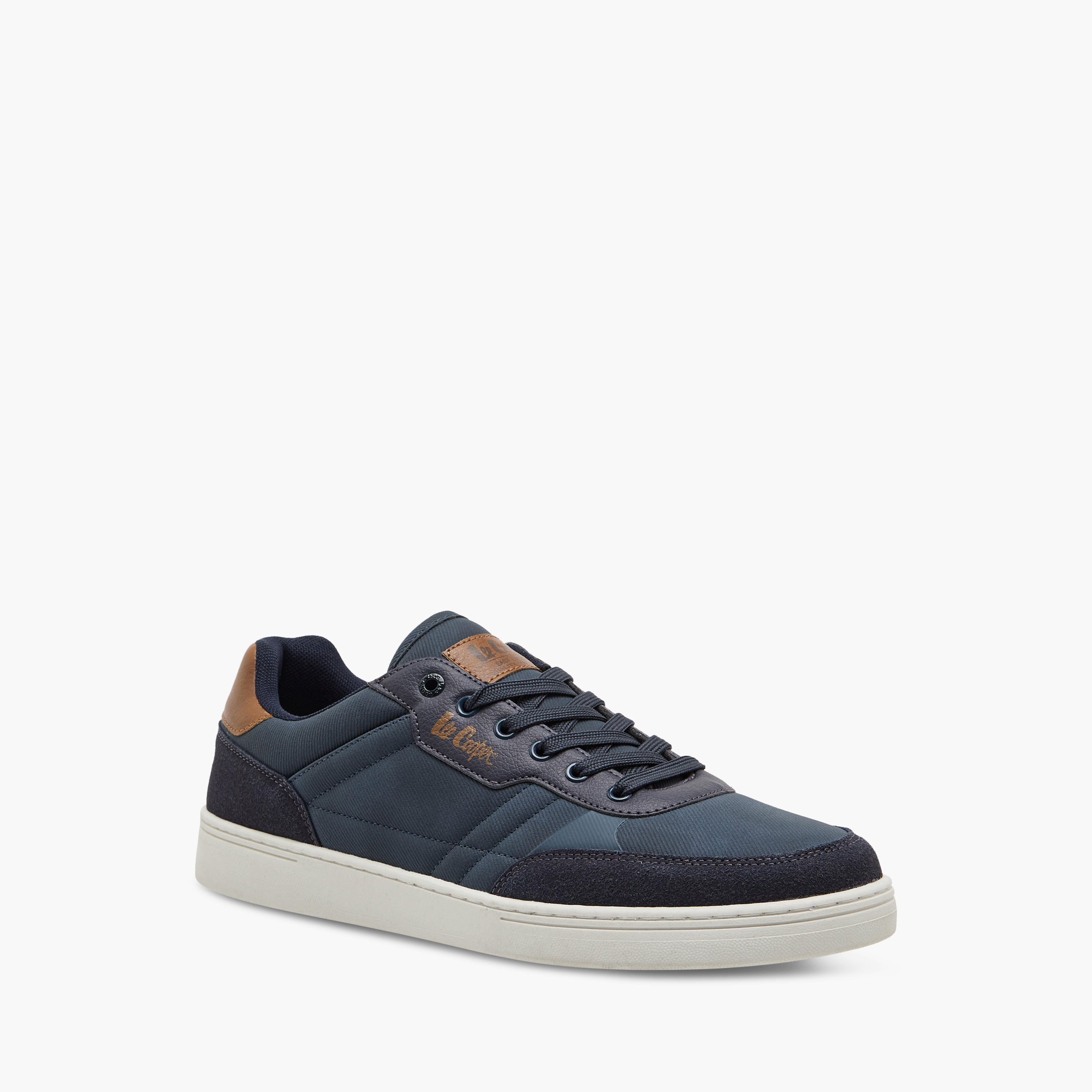 حذاء سنيكرز برباط إغلاق وطبعات شعار للرجال من لي كوبر-men-shoes-sneakers-image-4