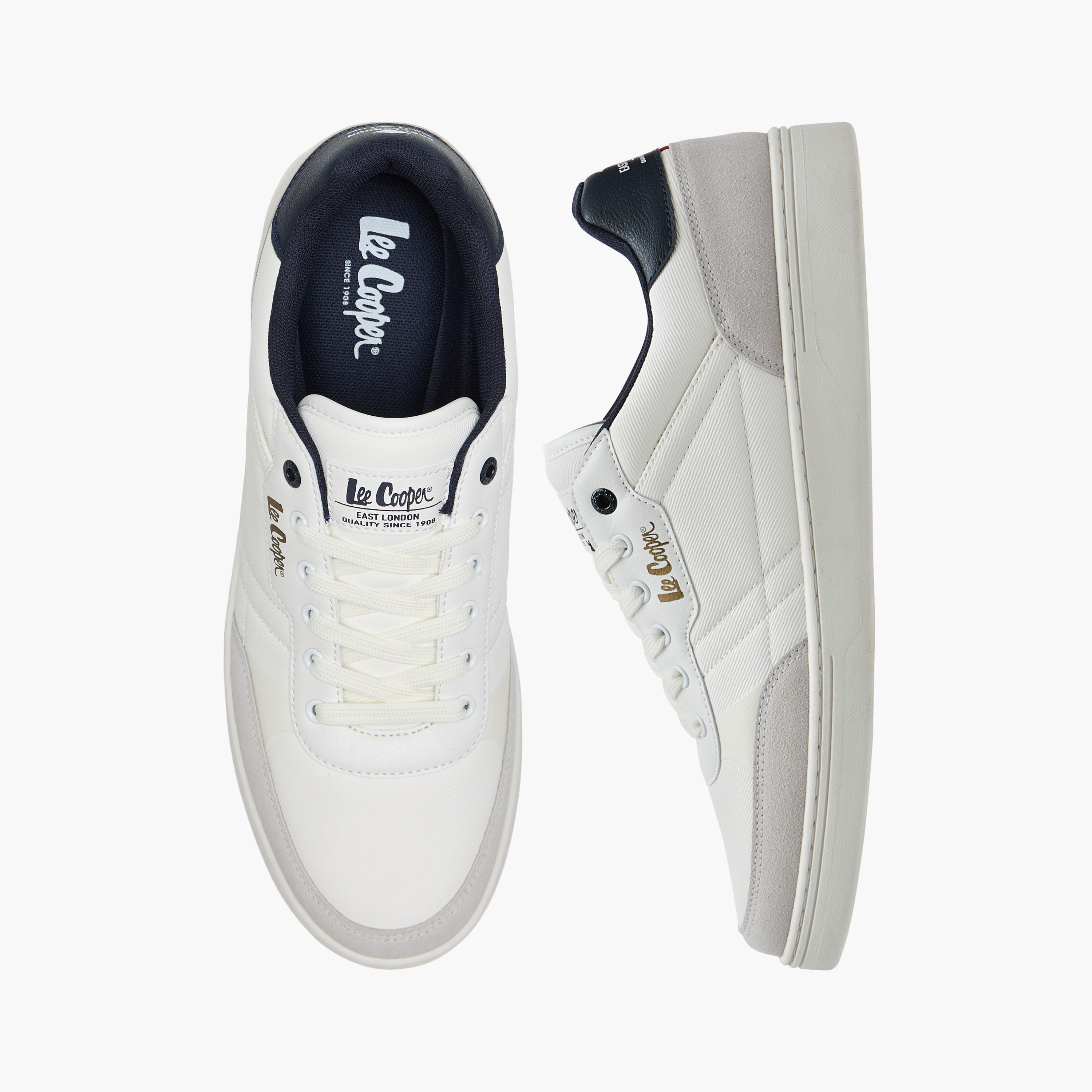 حذاء سنيكرز برباط إغلاق وطبعات شعار للرجال من لي كوبر-men-shoes-sneakers-image-1