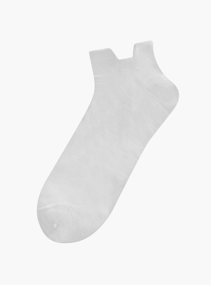 Dash Textured Non Terry Ankle Length Socks - Set of 3-women-socksandstockings-image-2