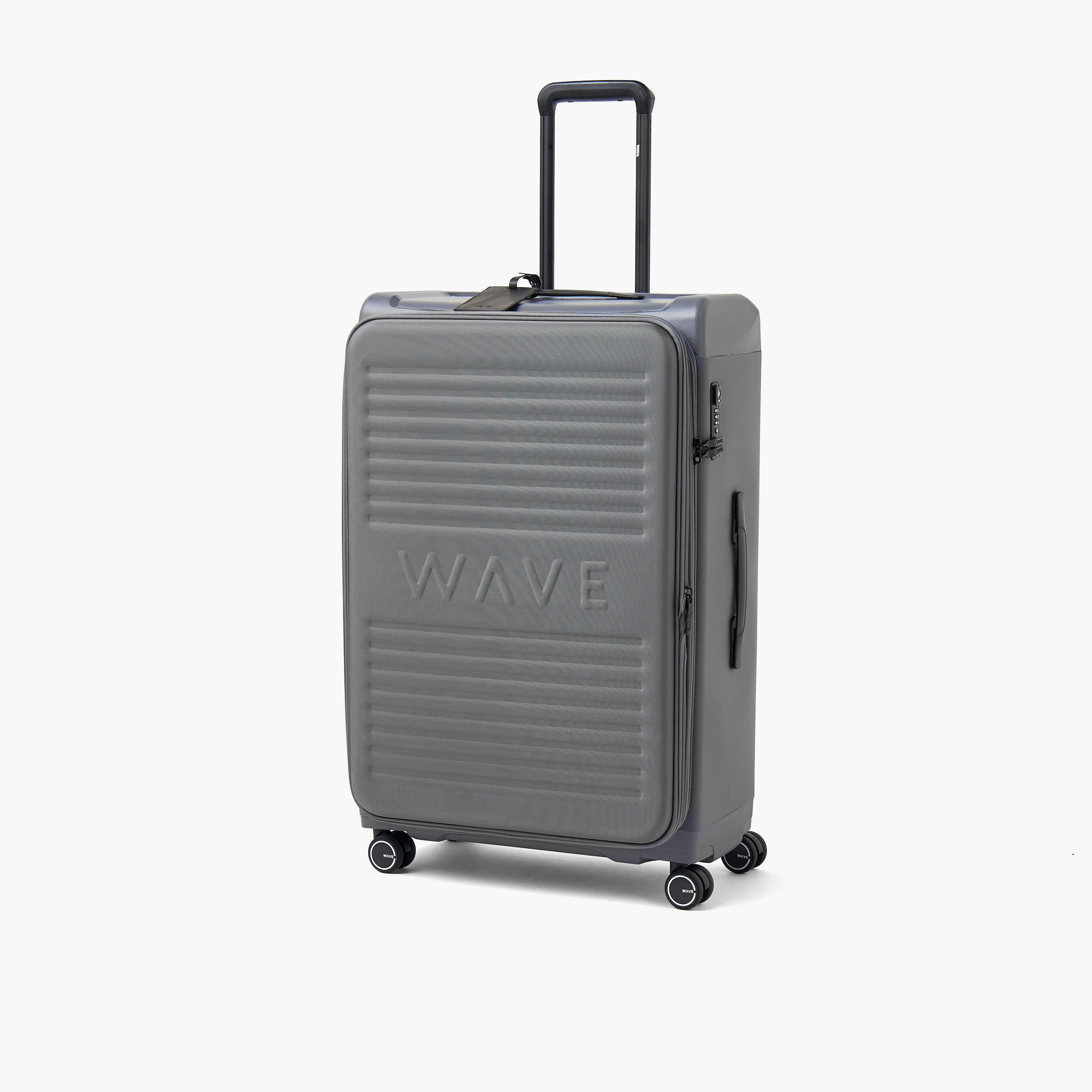 WAVE Textured Softcase Luggage Trolley with Retractable Handle - 28 inches Check-In Bag-travel-luggagesandbags-luggage-image-1
