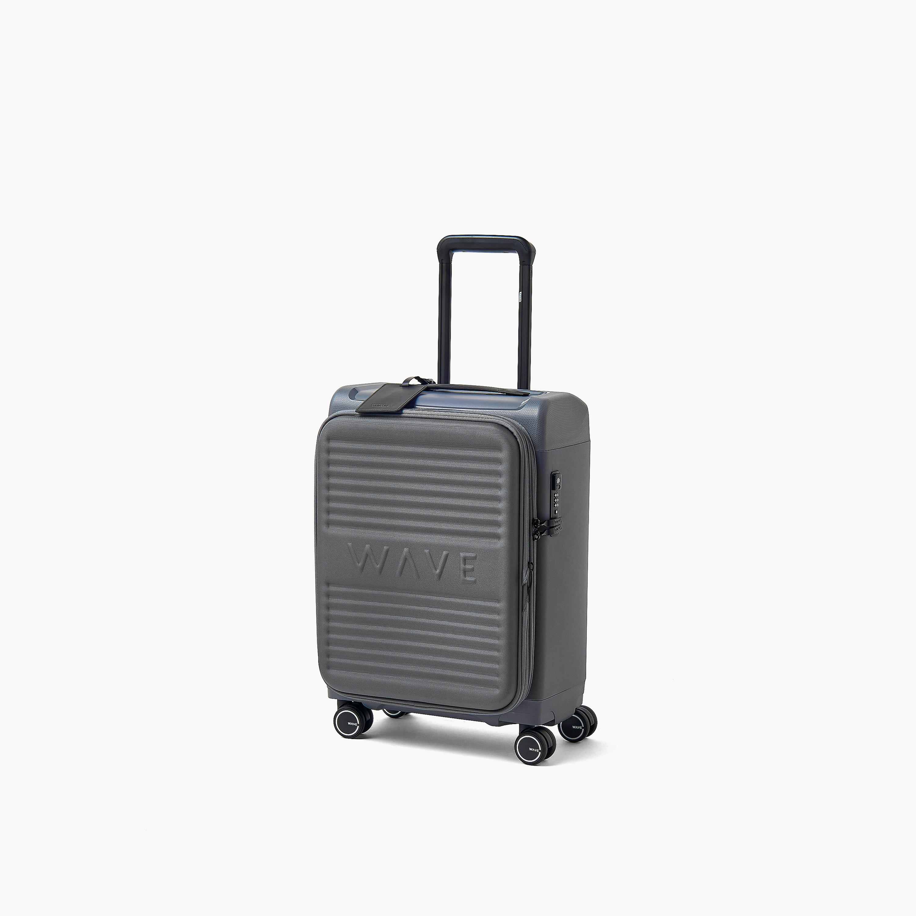 WAVE Textured Softcase Luggage Trolley with Retractable Handle - 24 inches Check-In Bag-travel-luggagesandbags-luggage-image-10