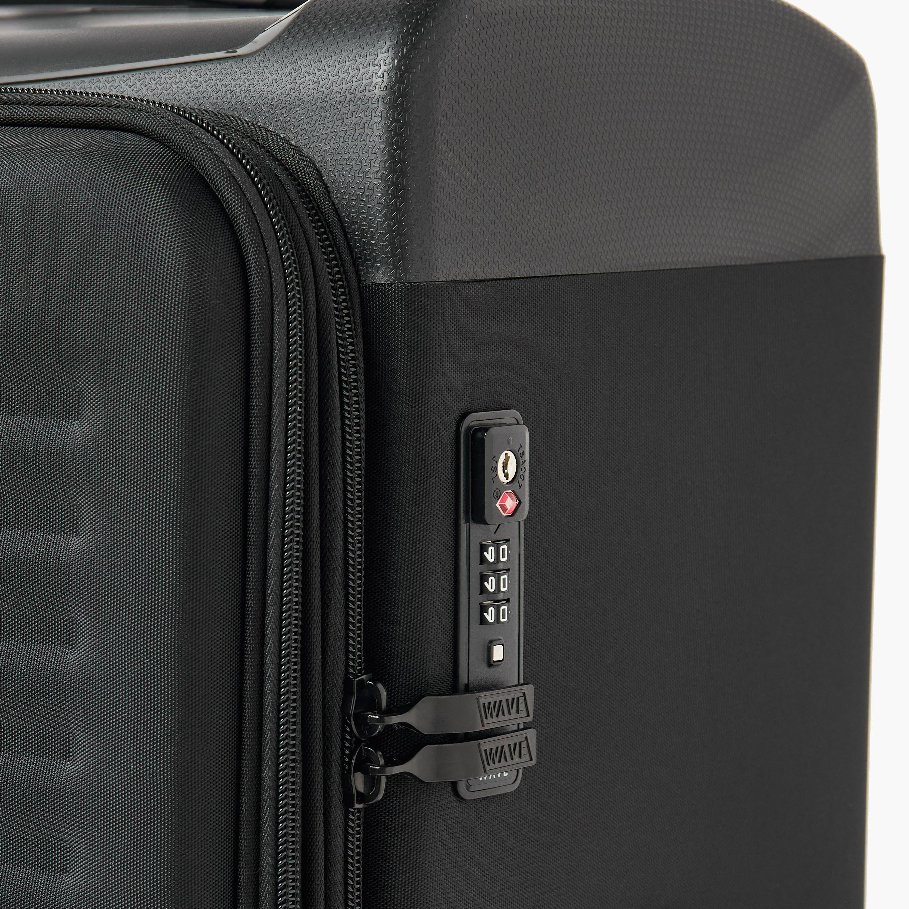 WAVE Textured Softcase Luggage Trolley with Retractable Handle - 20 inches Cabin Bag-travel-luggagesandbags-luggage-image-4
