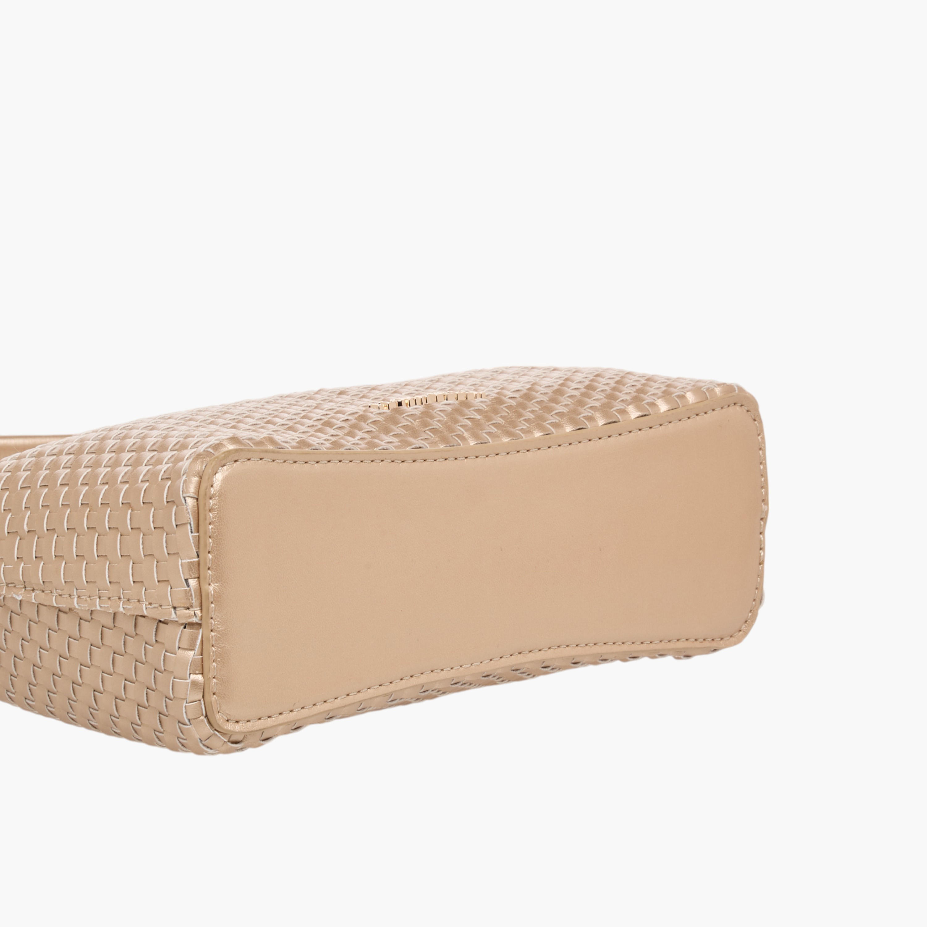 Flora Bella Weave Textured Shoulder Bag with Zip Closure-women-bagsandwallets-handbags-image-7