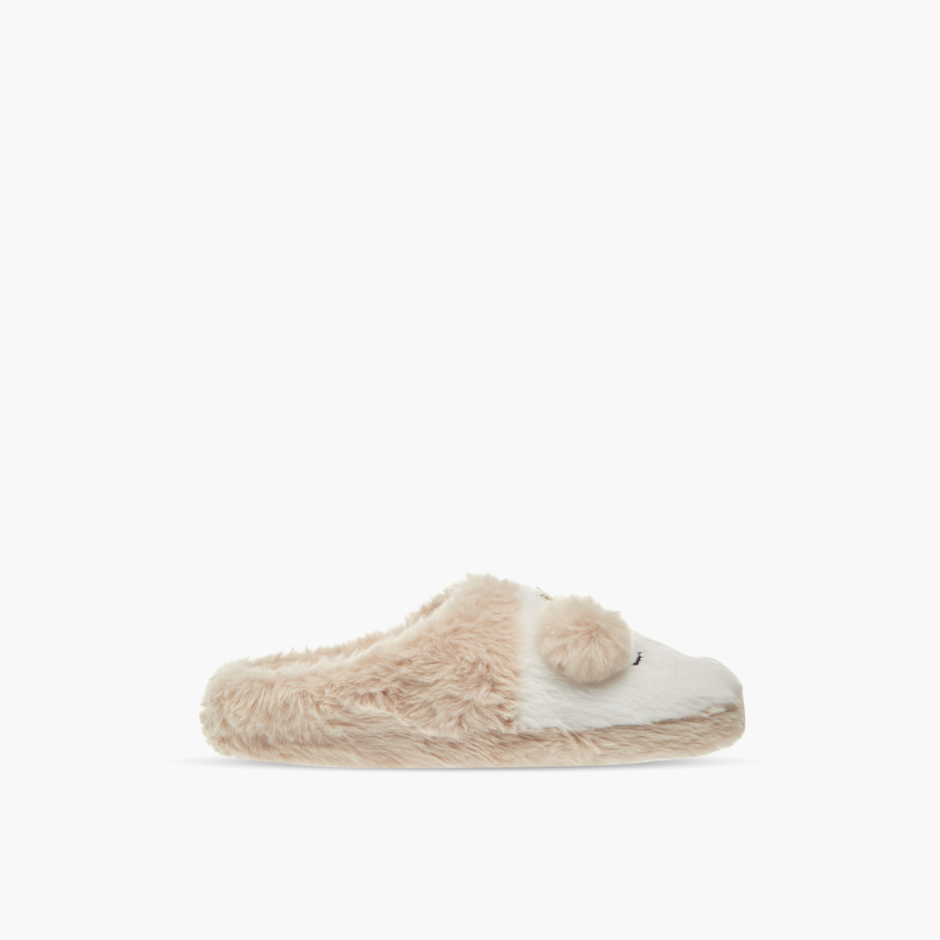 Le Confort Bear Applique Slip-On Bedroom Mules-women-shoes-bedroomslippers-image-2