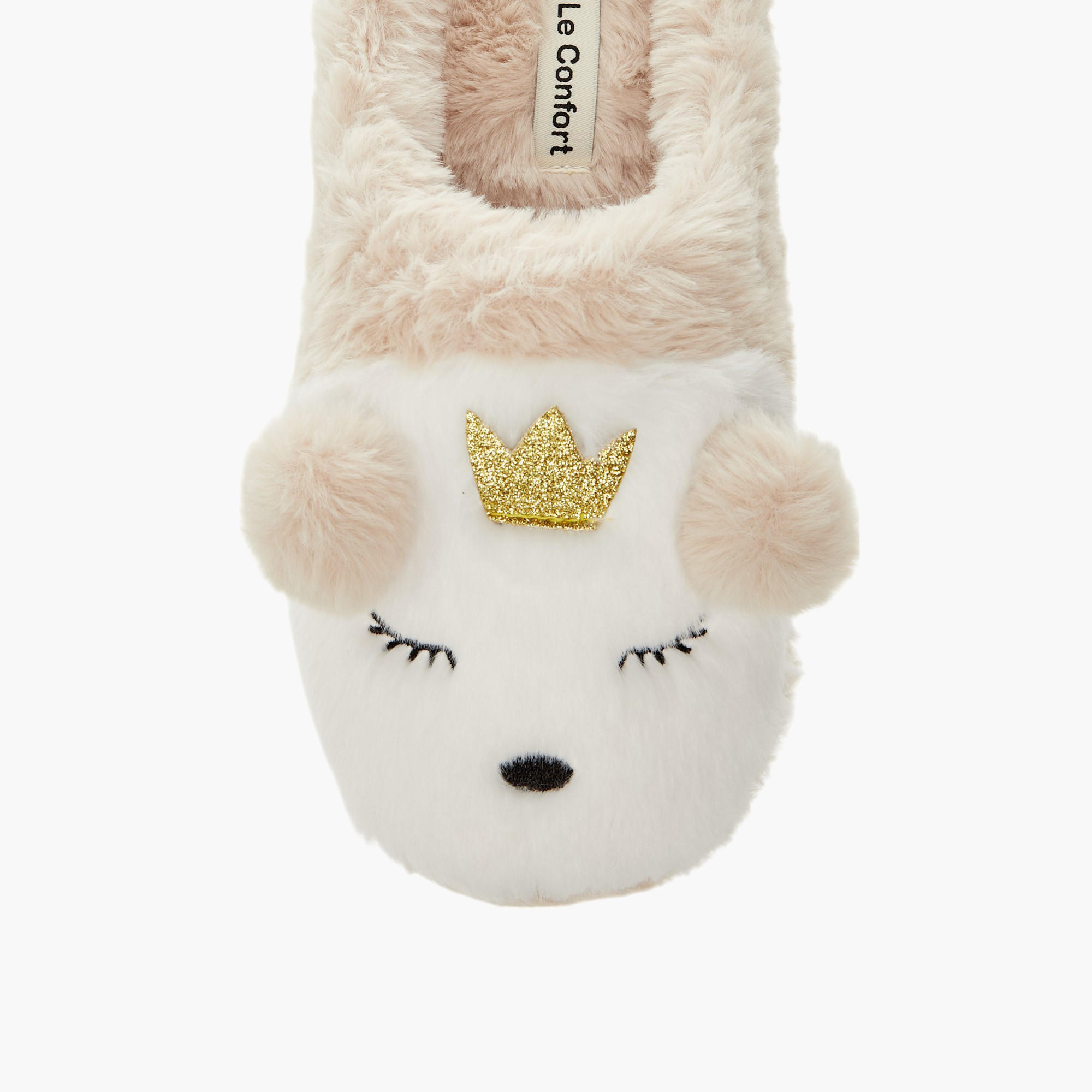 Le Confort Bear Applique Slip-On Bedroom Mules-women-shoes-bedroomslippers-image-3