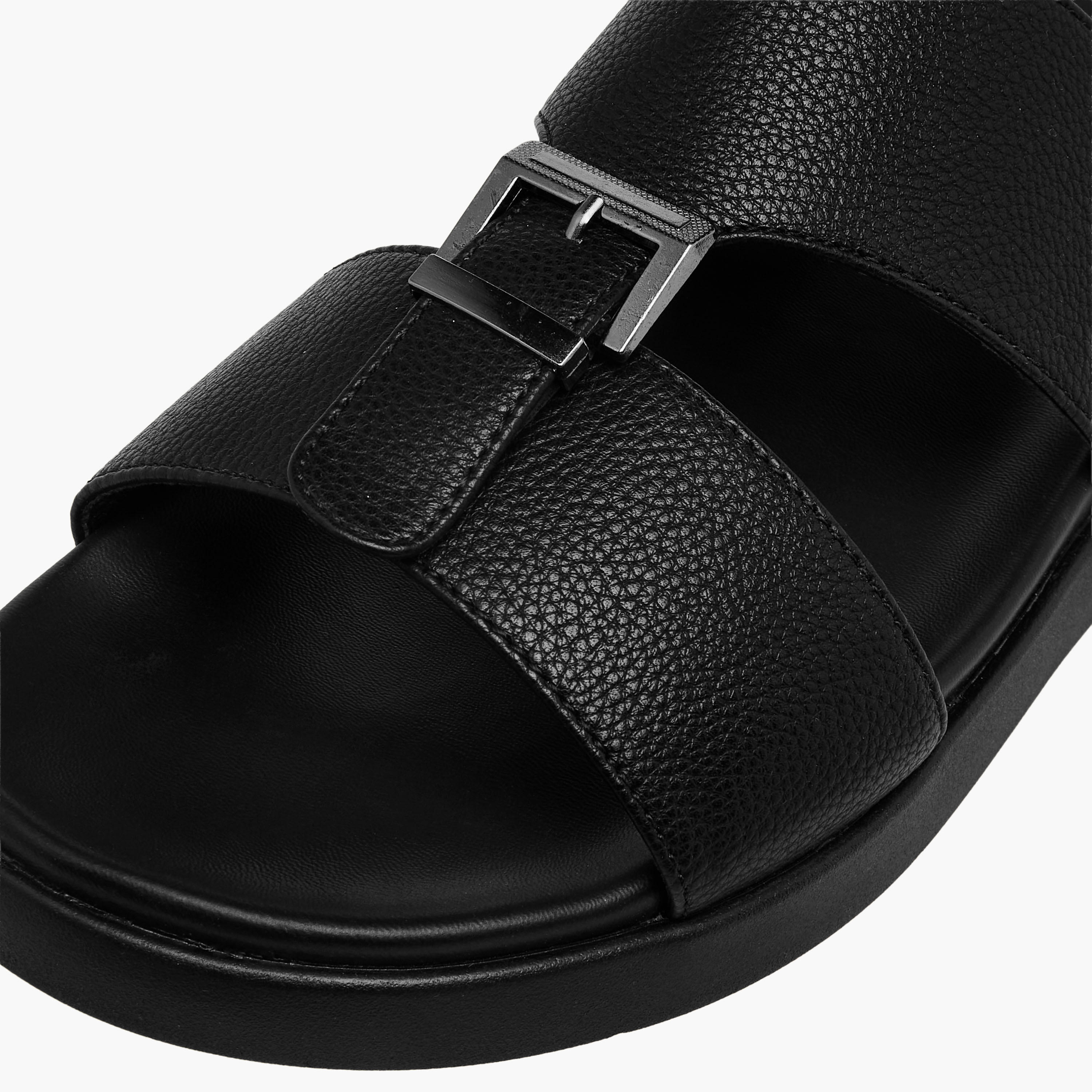 Al Waha Men Slip-On Arabic Sandals-men-shoes-sandals-image-4