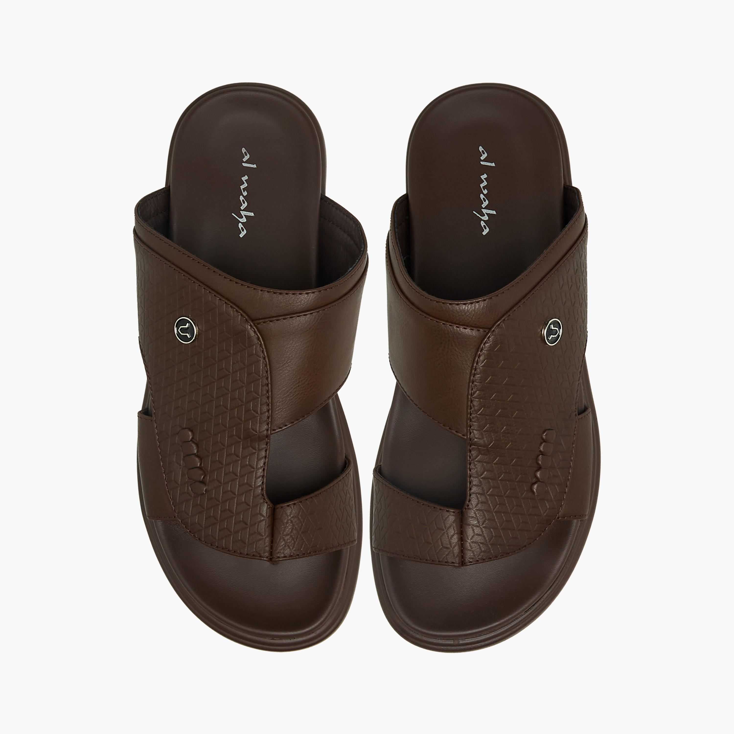 Al Waha Men Slip-On Arabic Sandals-men-shoes-sandals-image-1
