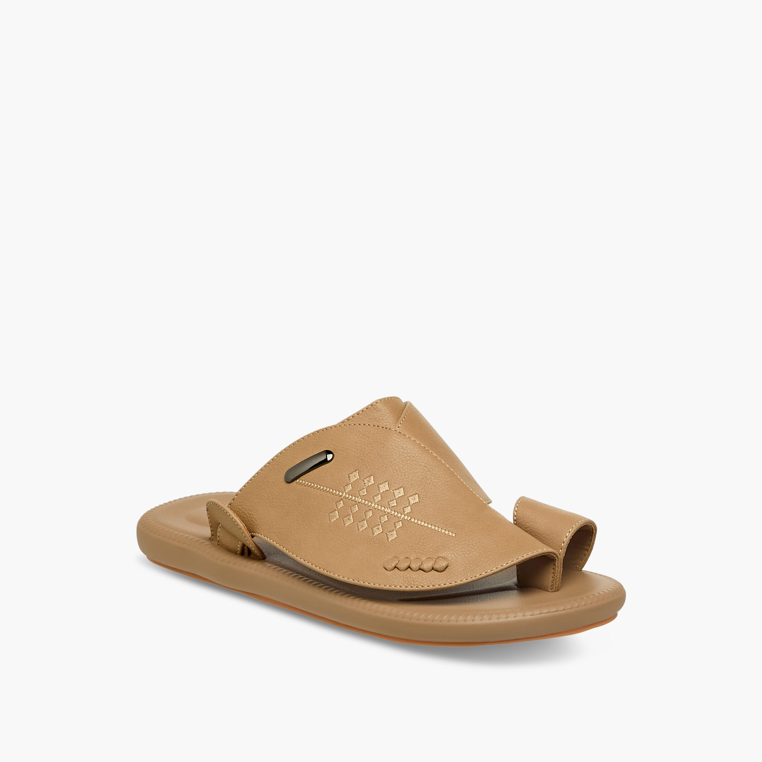Al Waha Men Slip-On Arabic Sandals-men-shoes-sandals-image-2