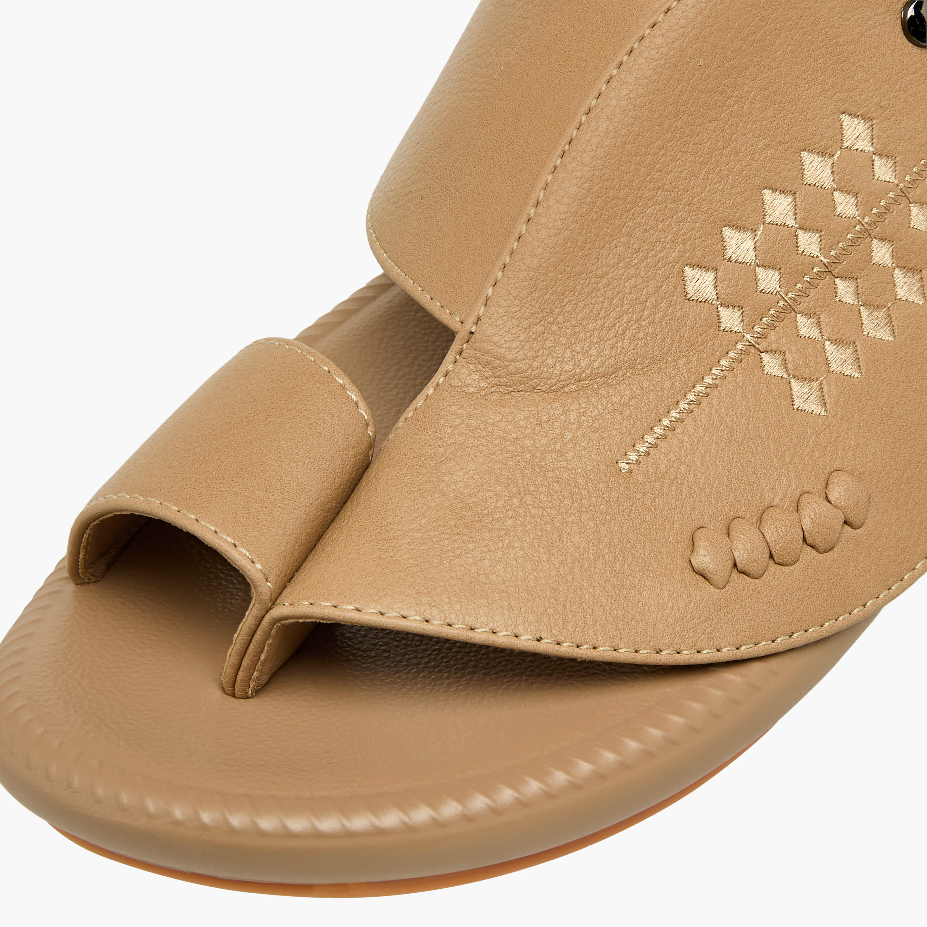 Al Waha Men Slip-On Arabic Sandals-men-shoes-sandals-image-4