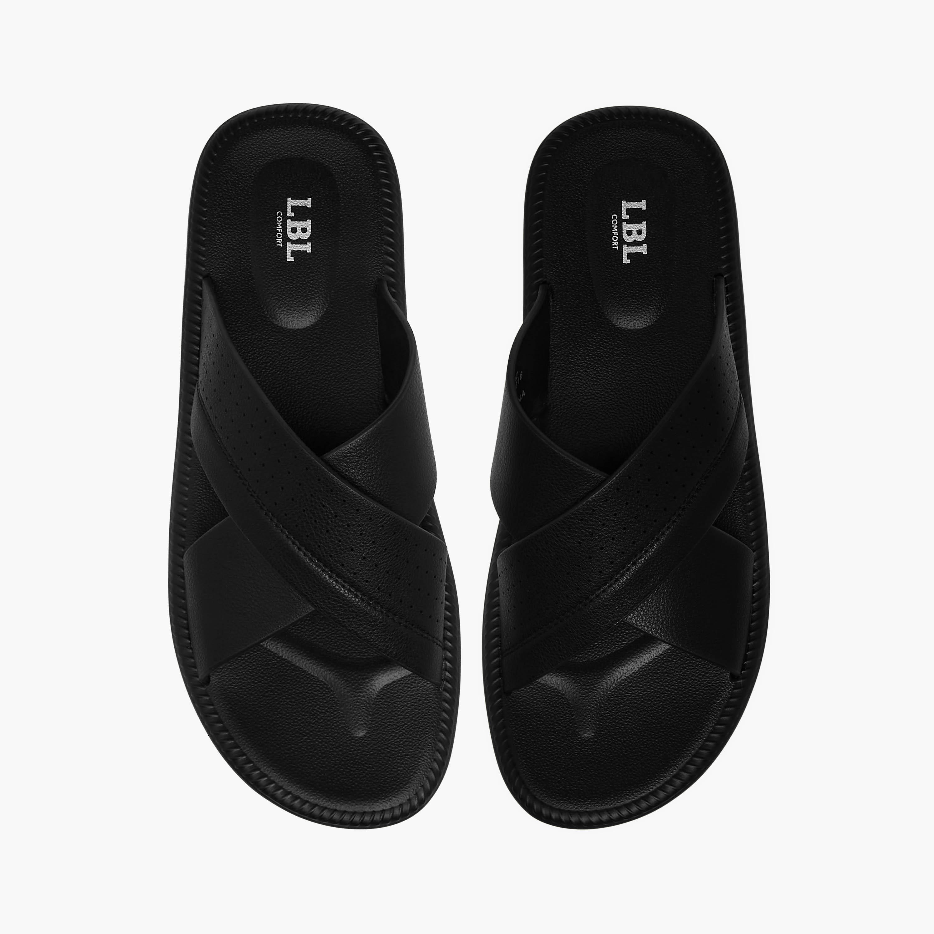 LBL by Shoexpress Men Cross Strap Comfort Sandals-men-shoes-sandals-image-1