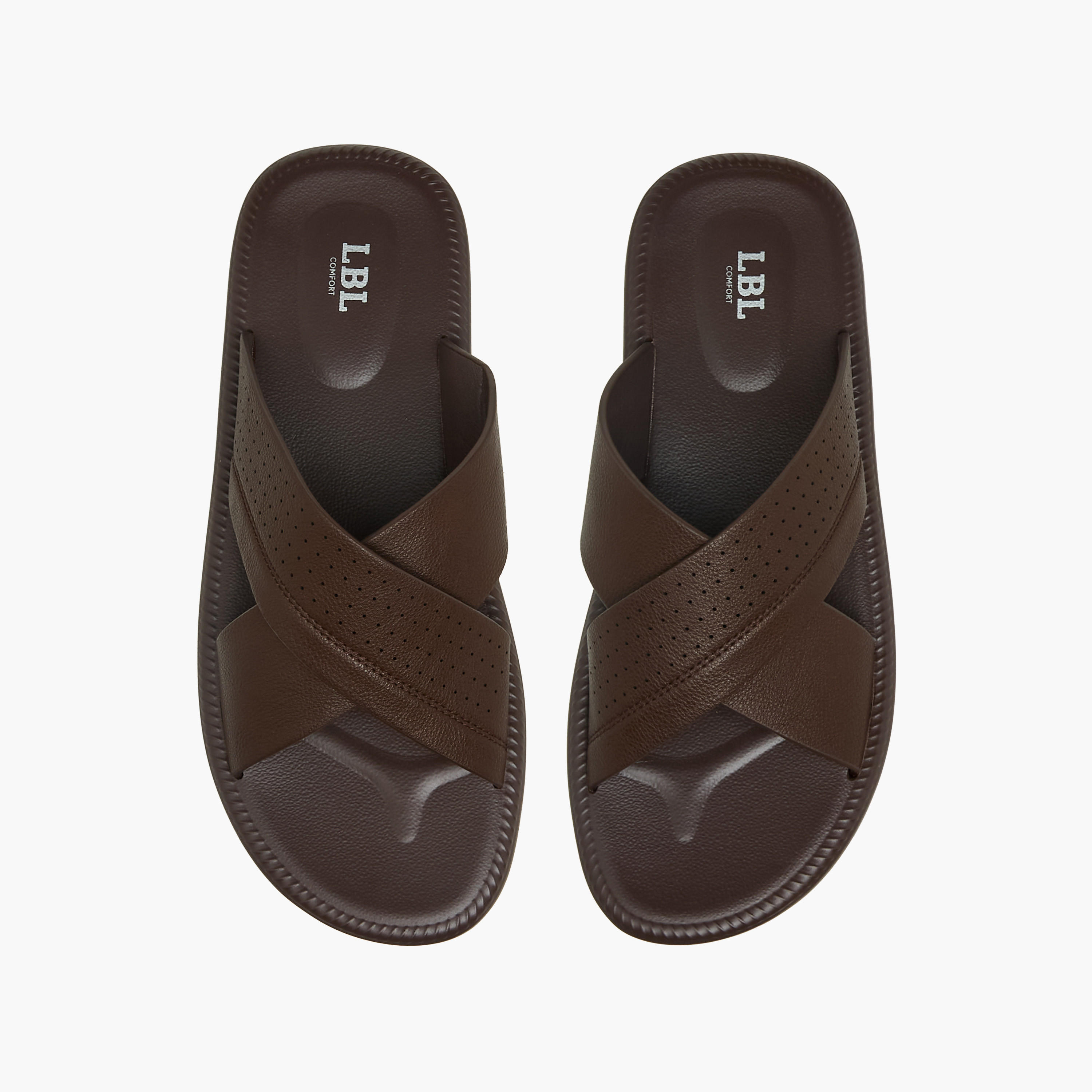 LBL by Shoexpress Men Cross Strap Comfort Sandals-men-shoes-sandals-image-1