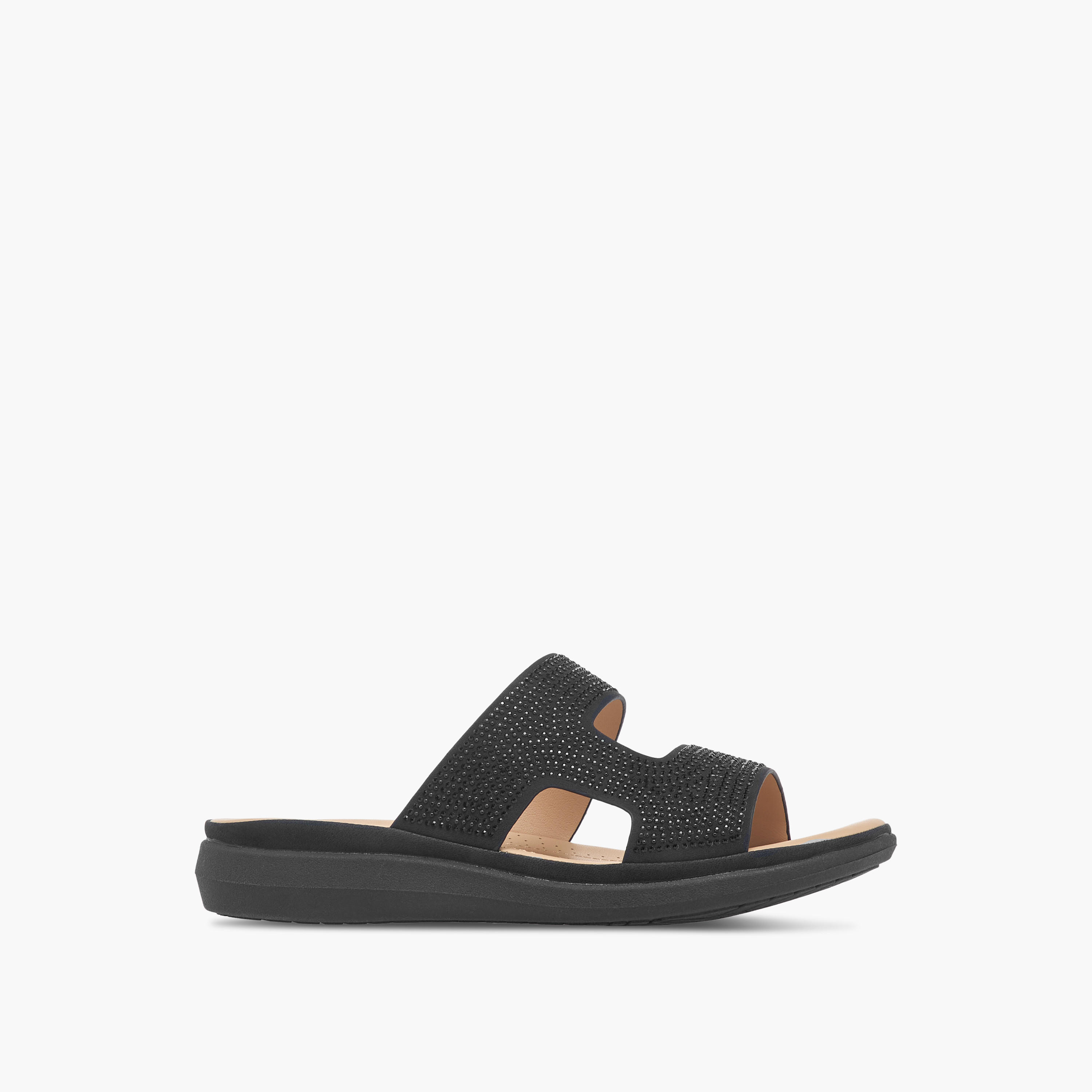 Le Confort Embellished Slip-On Comfort Slide Sandals-women-shoes-flats-sandals-image-3