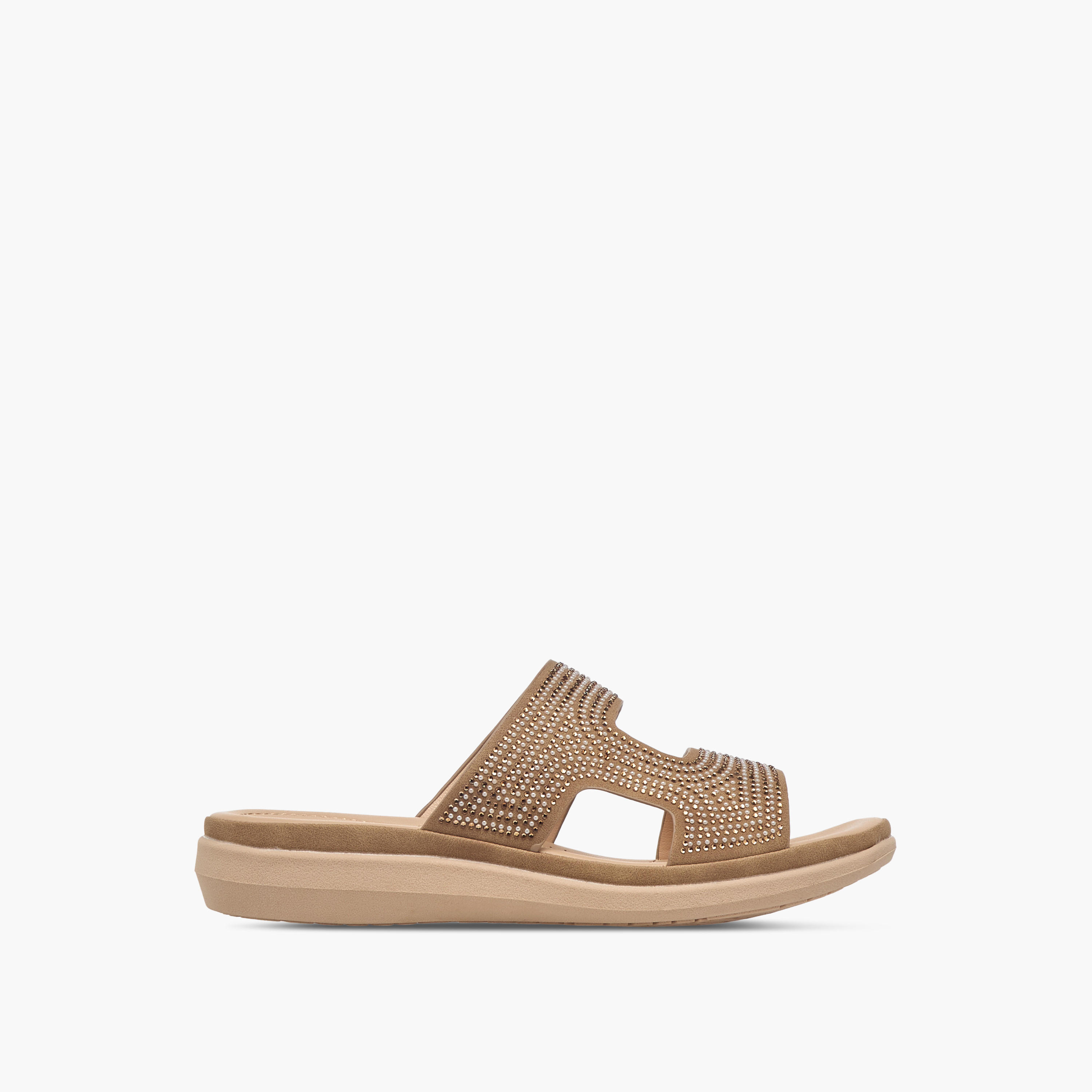 Le Confort Embellished Slip-On Comfort Slide Sandals-women-shoes-flats-sandals-image-3