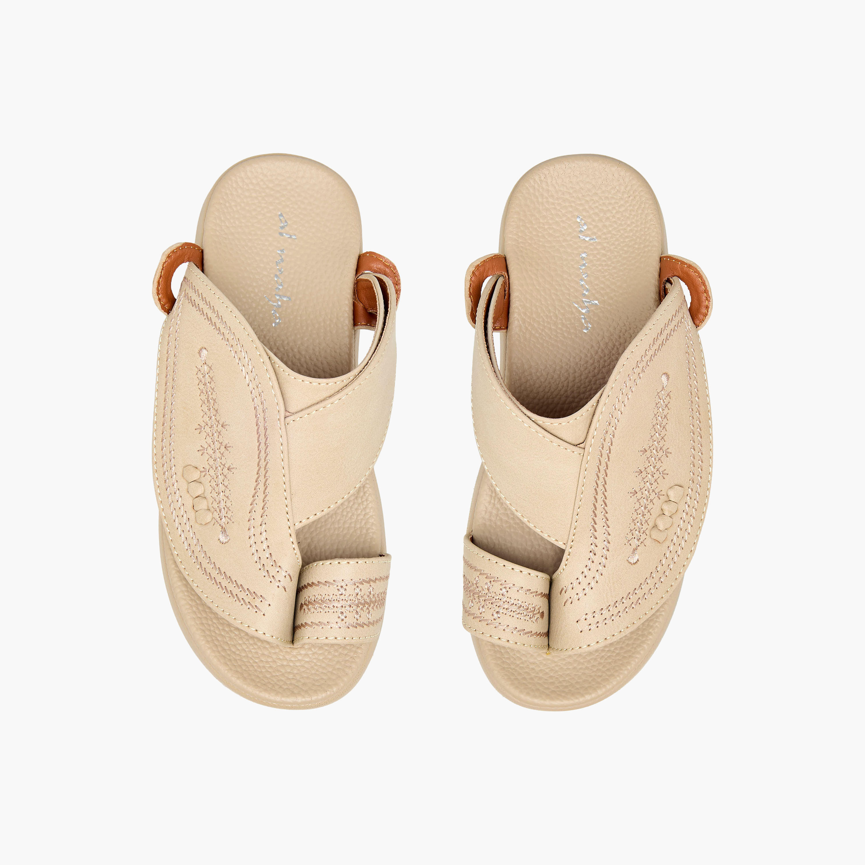 Al Waha Boys Toe Loop Detail Arabic Sandals-boys-shoes-sandals-image-1