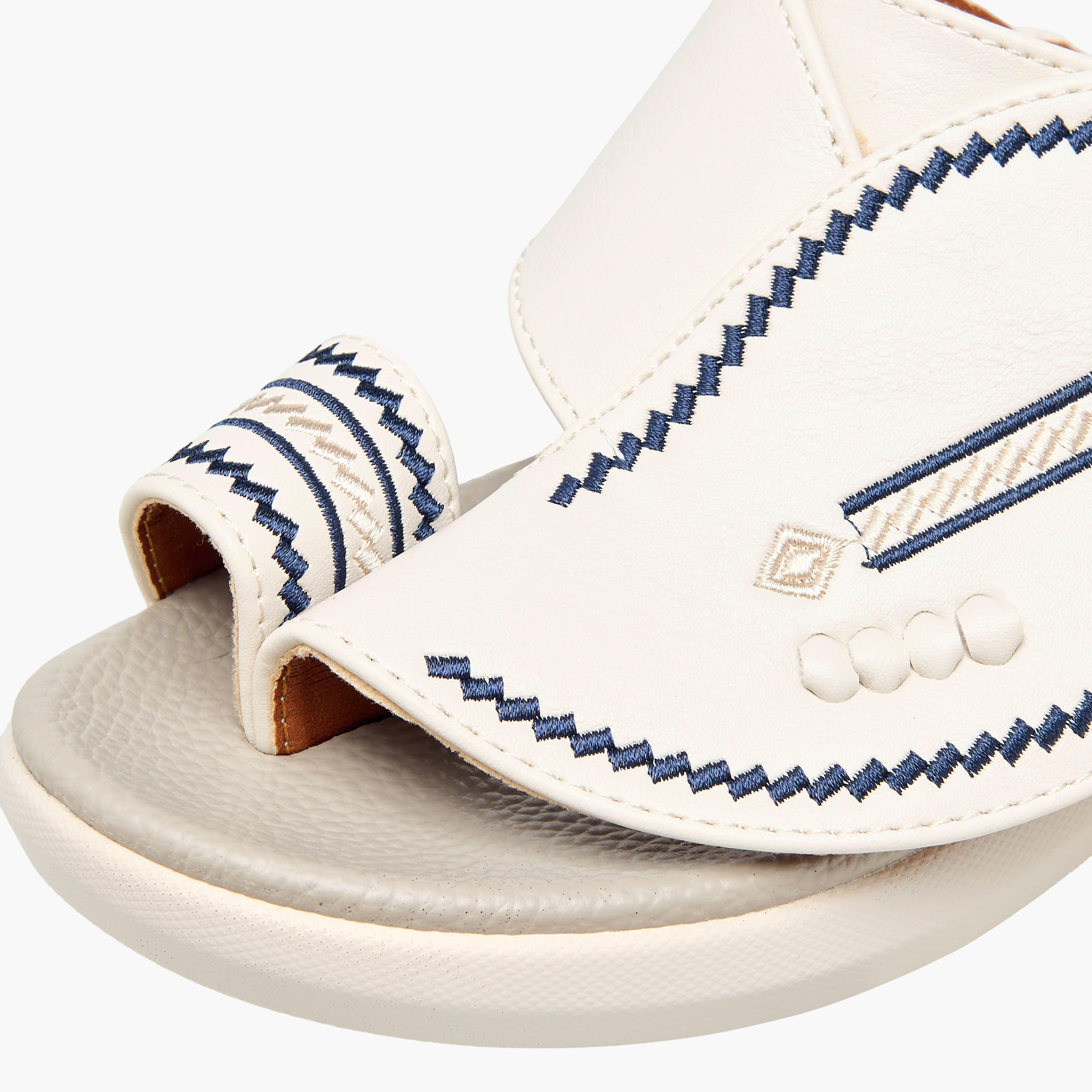 Al Waha Boys Embroidered Arabic Sandals-boys-shoes-sandals-image-4