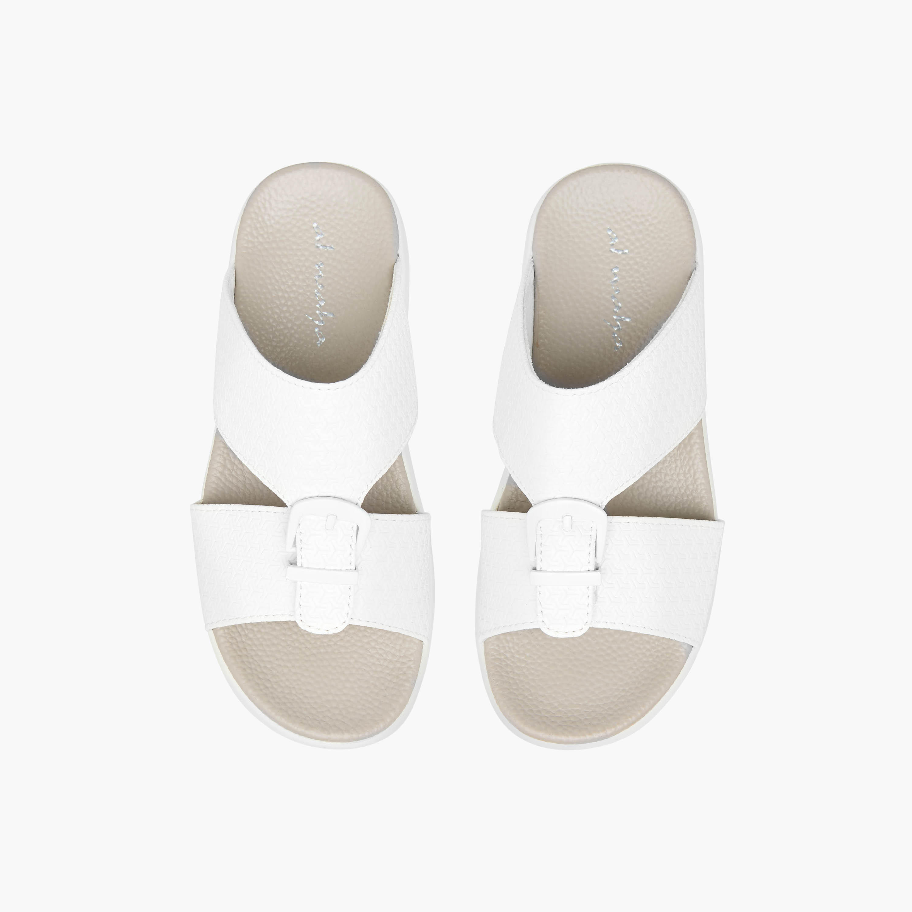 Al Waha Boys Textured Arabic Sandals-boys-shoes-sandals-image-1
