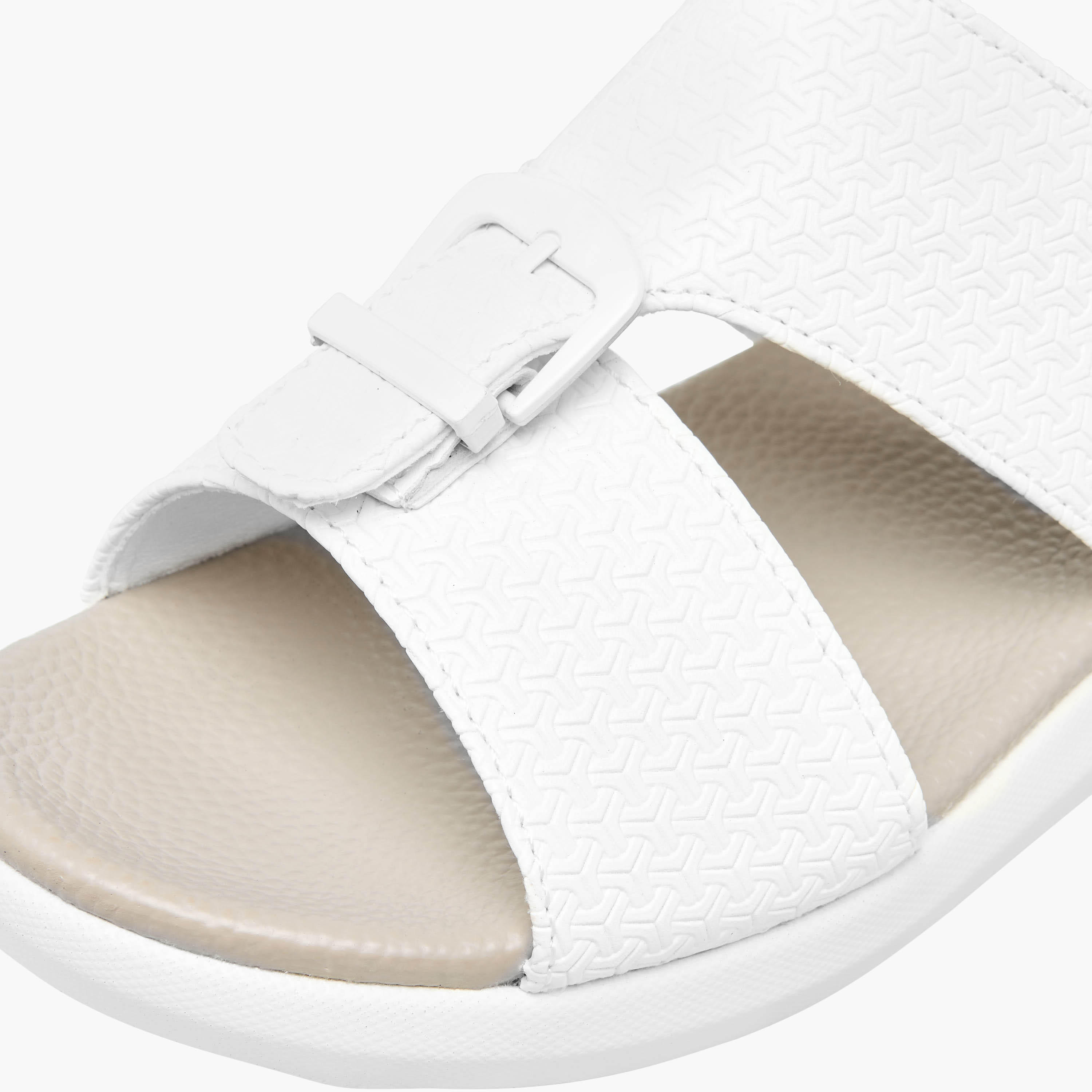 Al Waha Boys Textured Arabic Sandals-boys-shoes-sandals-image-4
