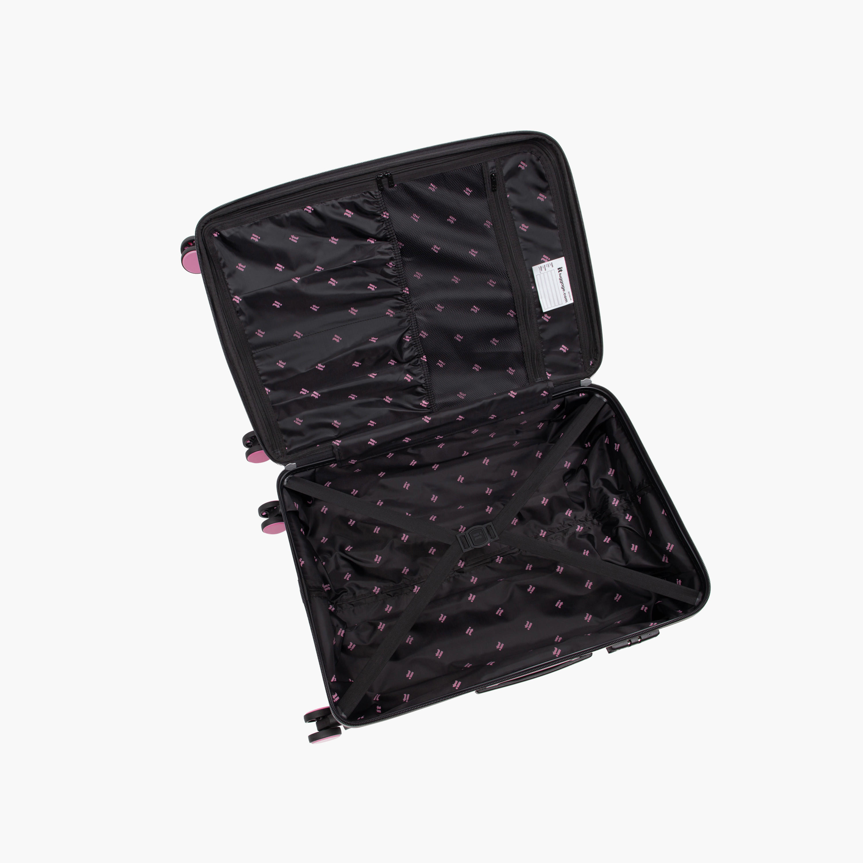 IT Textured Hardcase Luggage Trolley with Retractable Handle -20 Inches Cabin Bag-travel-luggagesandbags-luggage-image-5