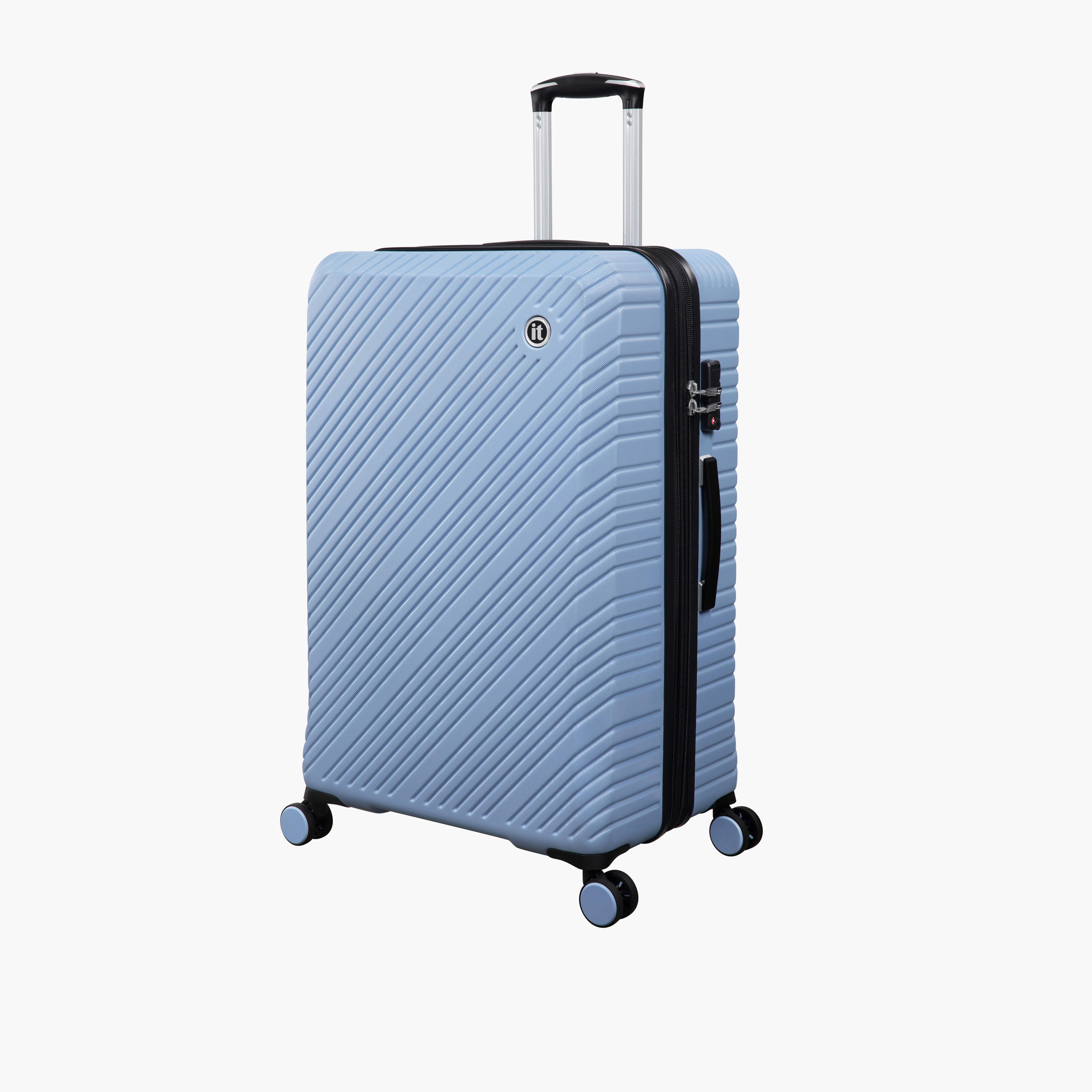 شنطة سفر ترولي صلبة بارزة الملمس بمقبض قابل للسحب من آي تي - 28 بوصة شنطة شحن-travel-luggagesandbags-luggage-image-2