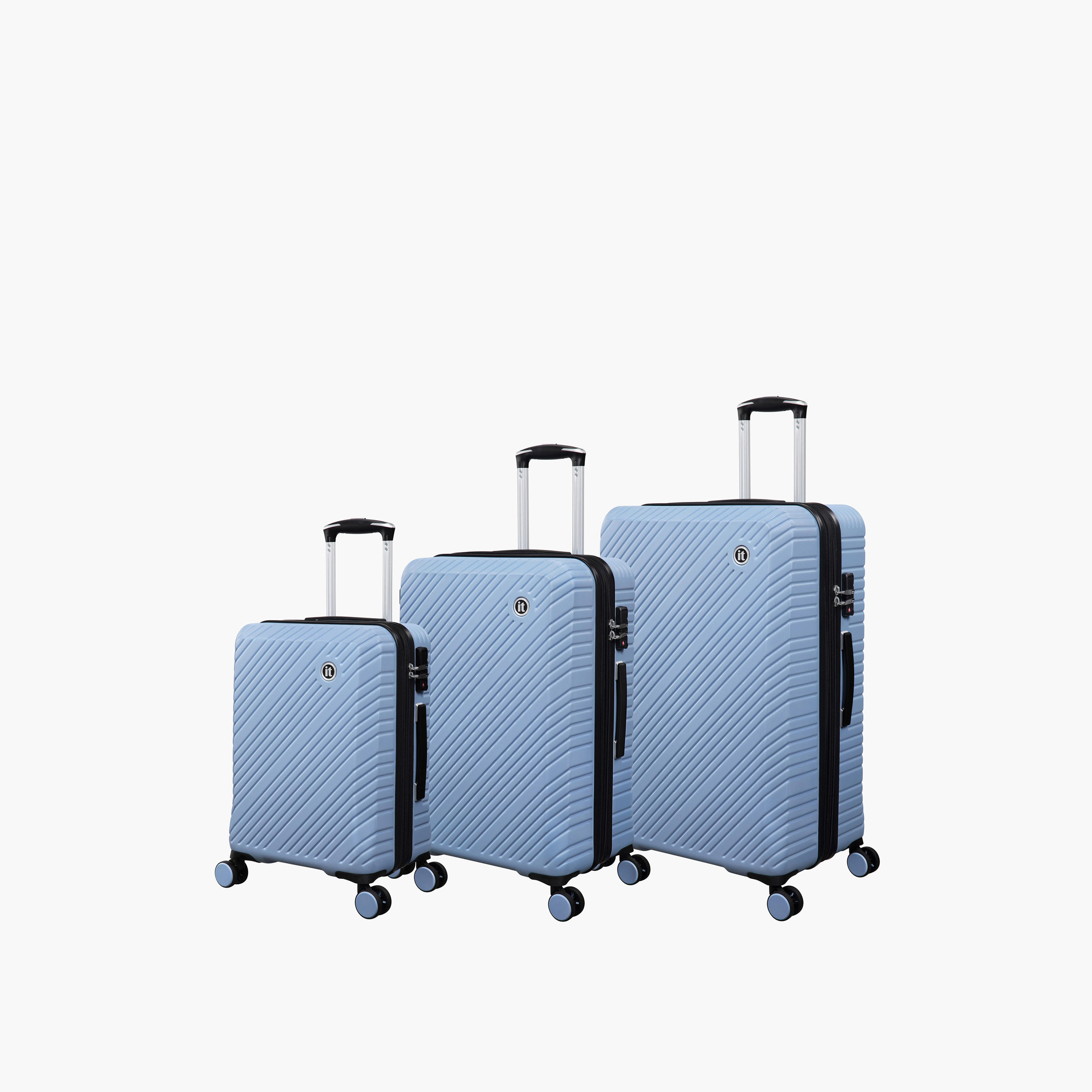 شنطة سفر ترولي صلبة بارزة الملمس بمقبض قابل للسحب من آي تي - 28 بوصة شنطة شحن-travel-luggagesandbags-luggage-image-8