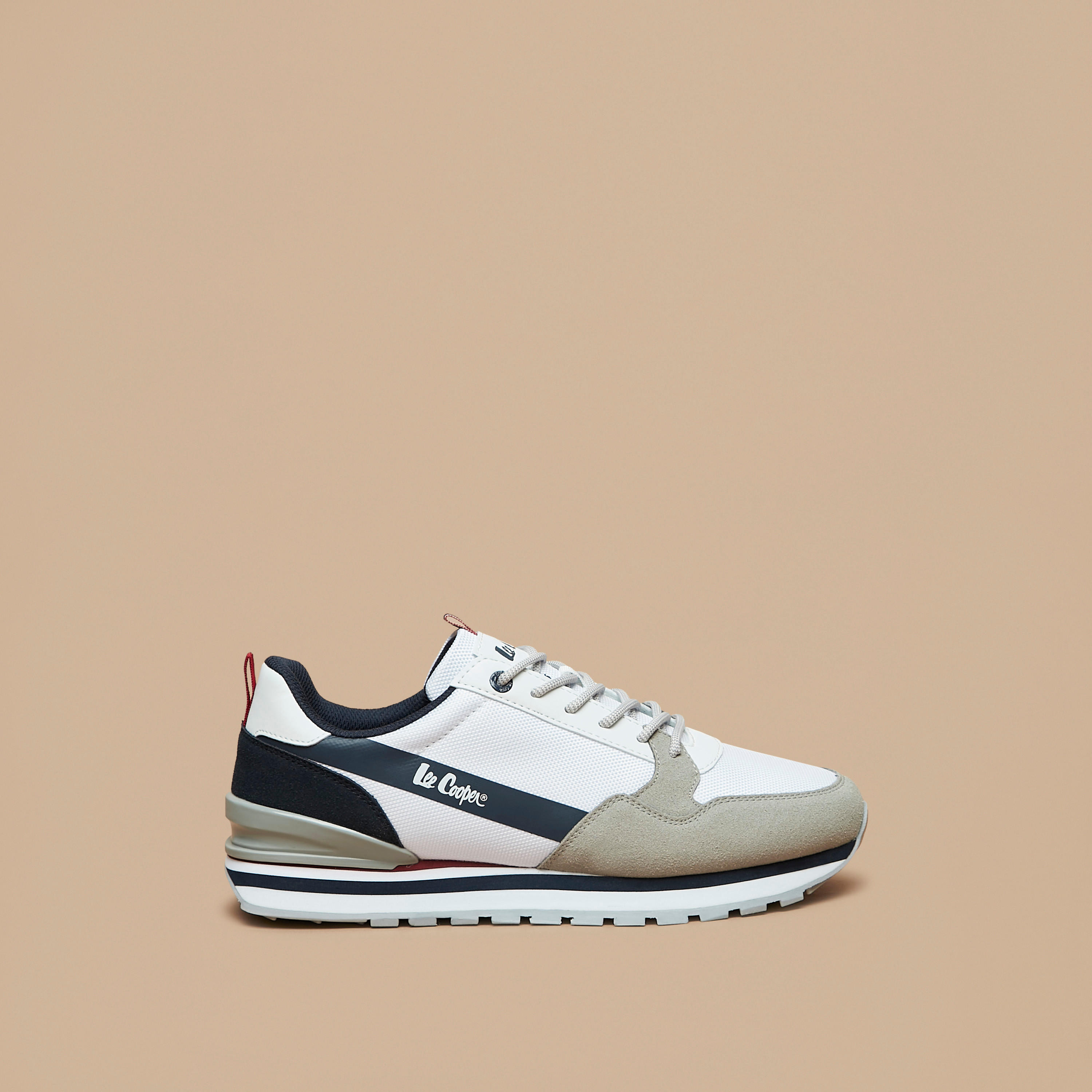 حذاء سنيكرز بارز الملمس برباط إغلاق للرجال من لي كوبر-men-shoes-sneakers-image-3