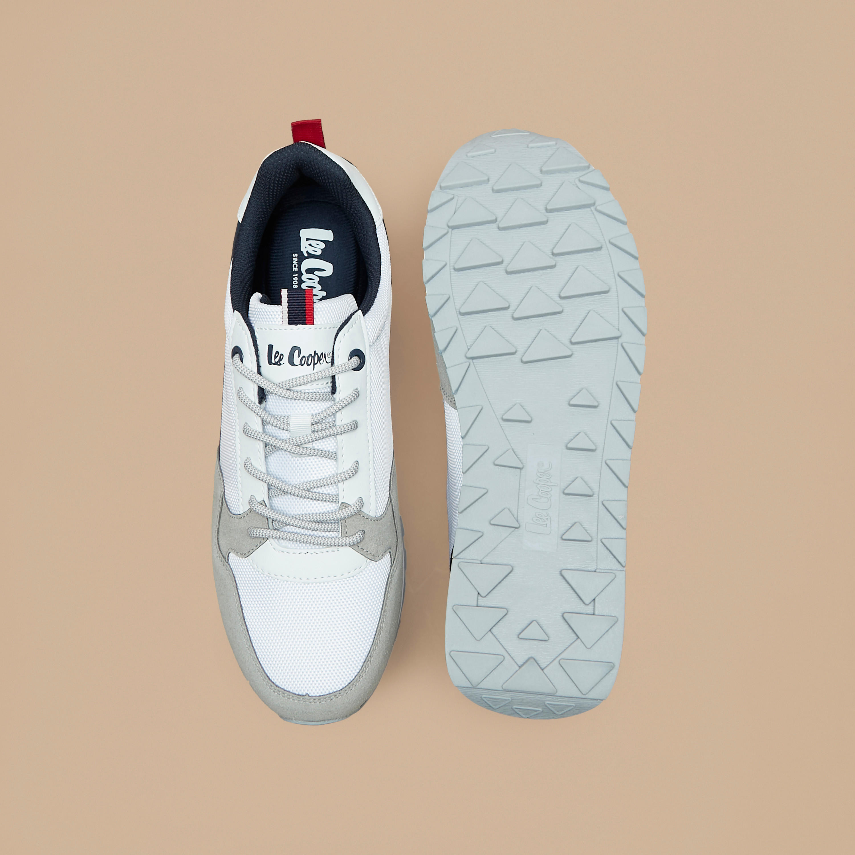 حذاء سنيكرز بارز الملمس برباط إغلاق للرجال من لي كوبر-men-shoes-sneakers-image-4